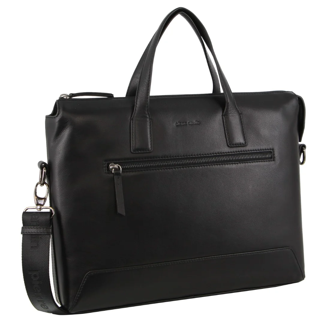 Pierre Cardin Men's Leather Business Travel Bag