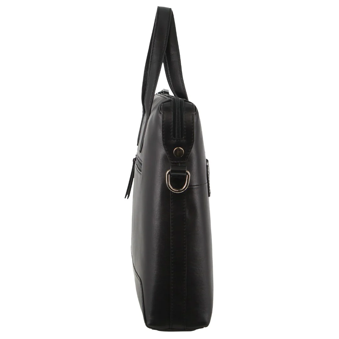 Pierre Cardin Men's Leather Business Travel Bag - Image 2