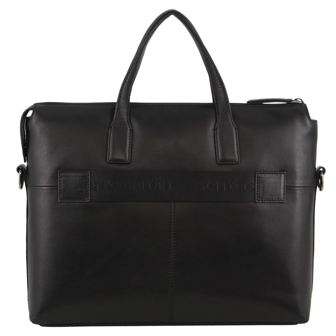 Pierre Cardin Men's Leather Business Travel Bag - Image 3