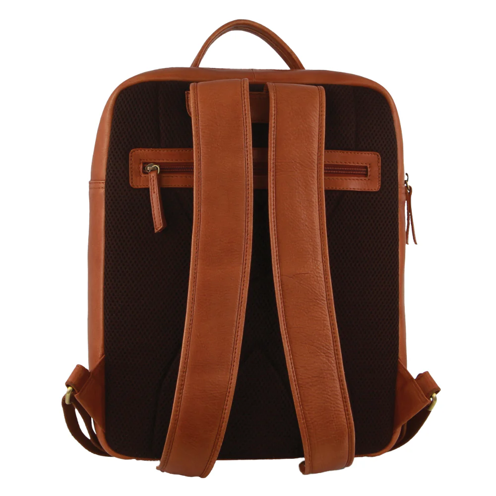 Pierre Cardin Leather Business/Laptop Backpack - Image 4