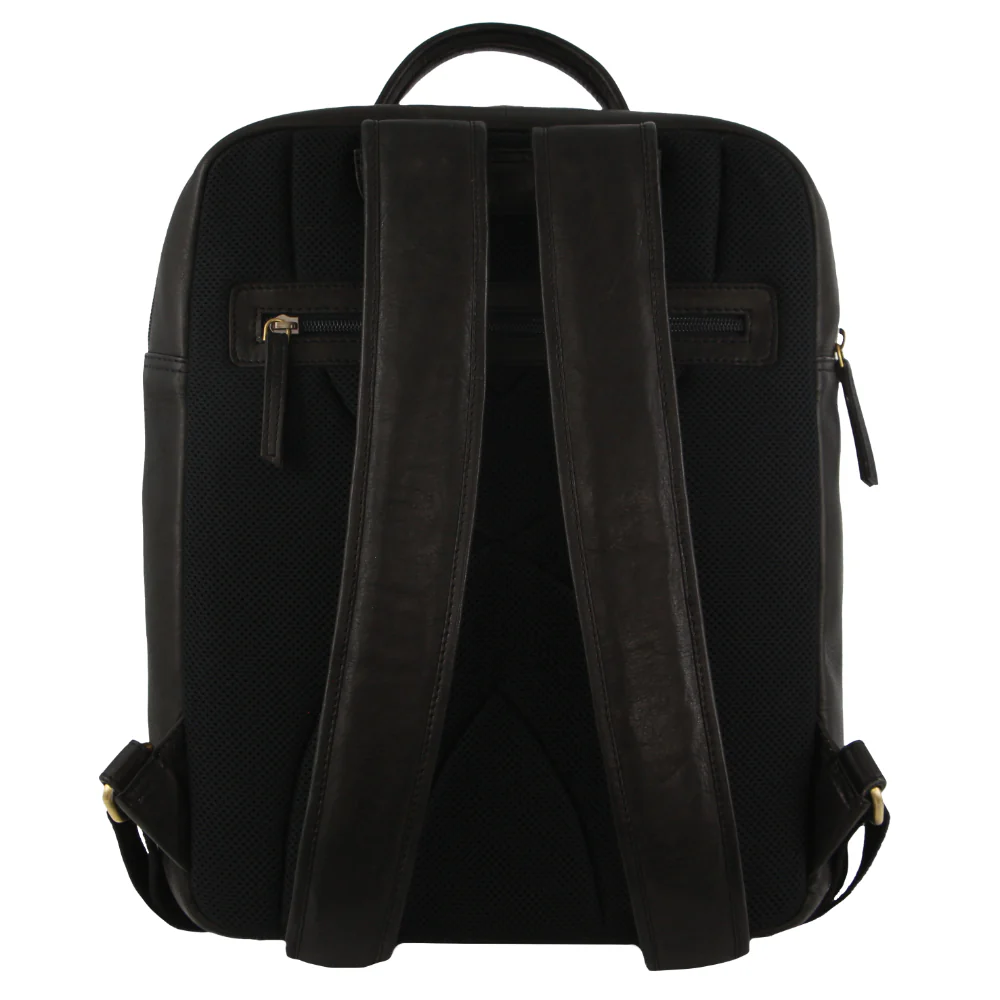 Pierre Cardin Leather Business/Laptop Backpack - Image 3