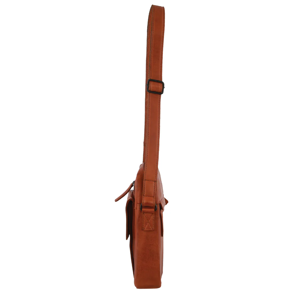 Pierre Cardin Leather Men's Multi-Compartment Cross-Body Bag - Image 2