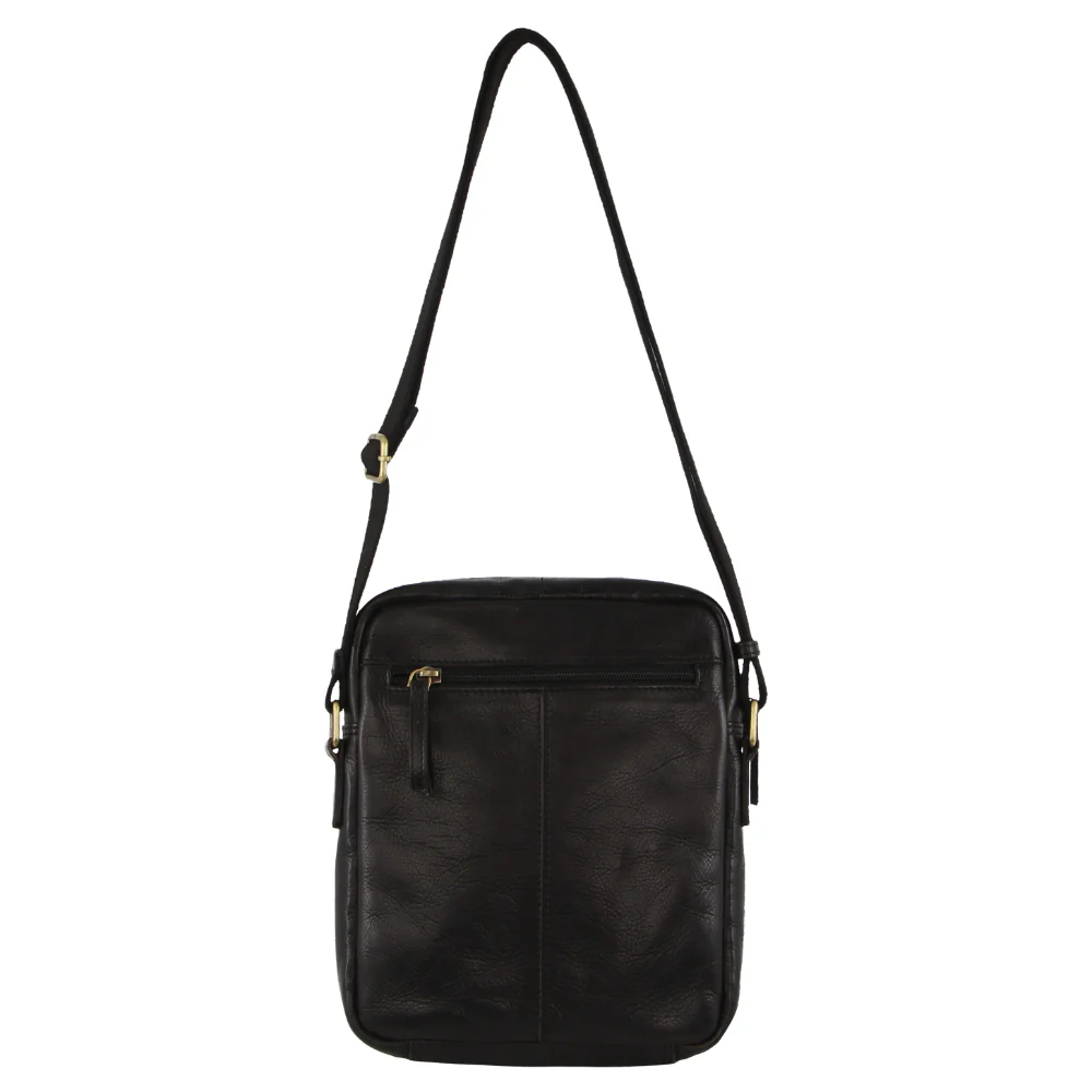 Pierre Cardin Leather Unisex Cross-Body Bag - Image 4