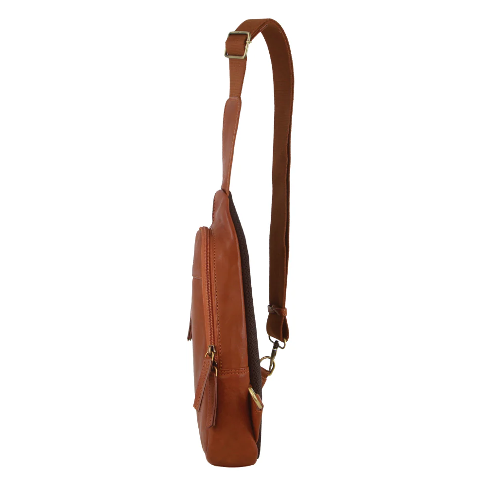 Pierre Cardin Men's Leather Sling Bag - Image 4