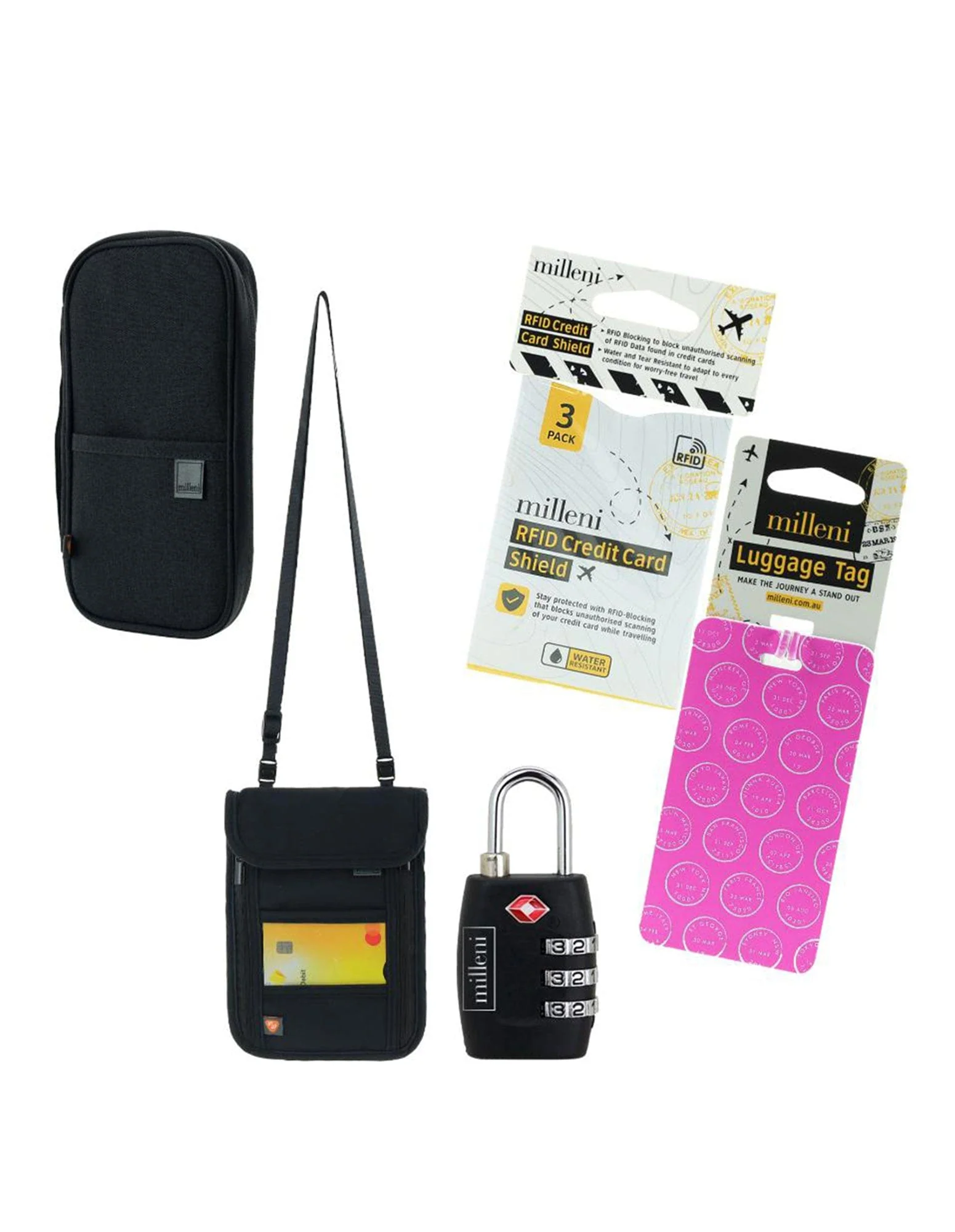 Safe & Secure Travel Essentials Pack