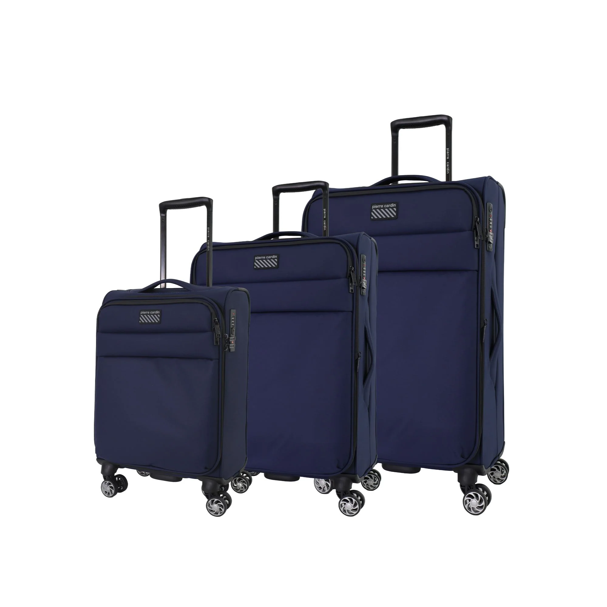 Pierre Cardin 3-Piece Set Soft Water-Repellent Suitcase