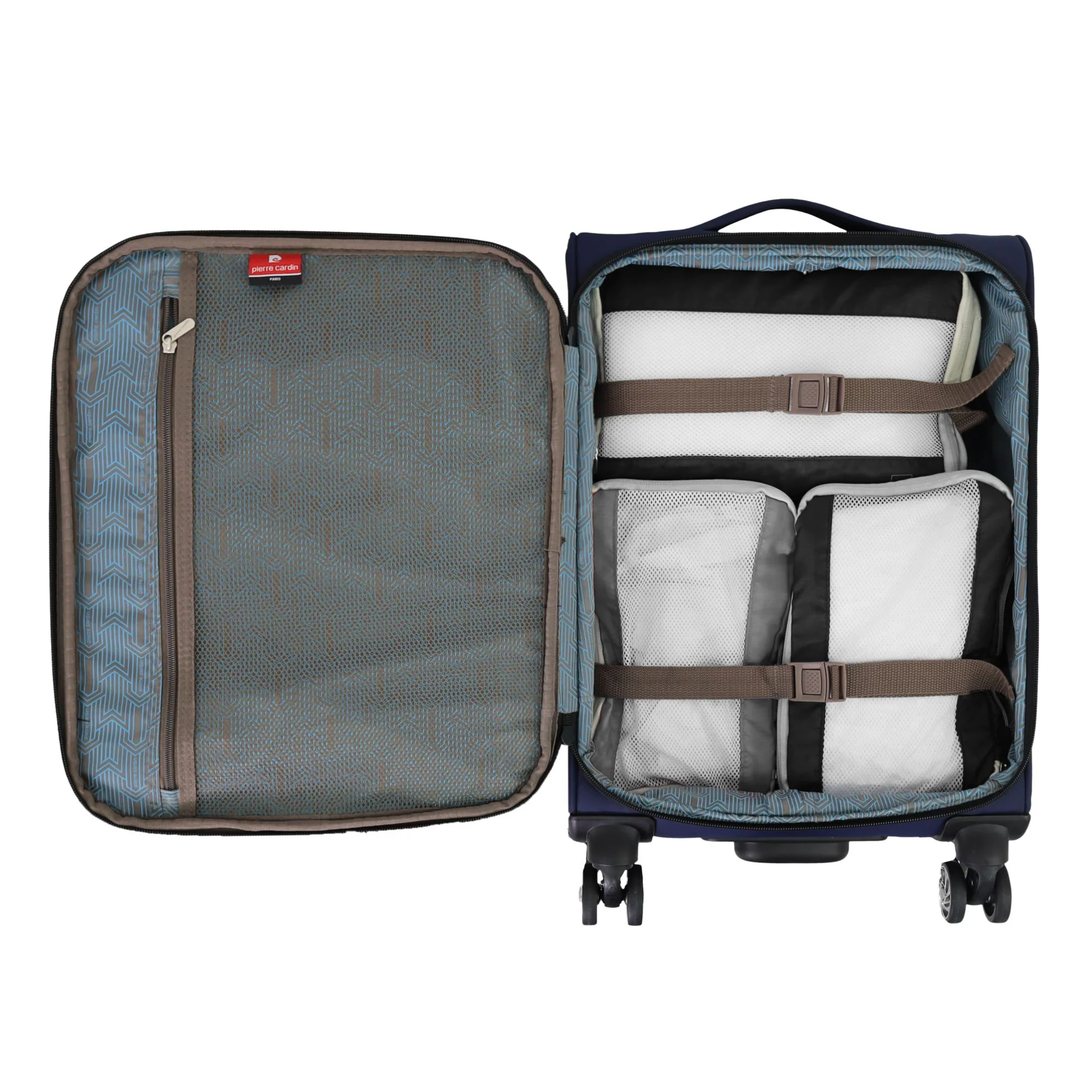 Pierre Cardin 3-Piece Set Soft Water-Repellent Suitcase - Image 3