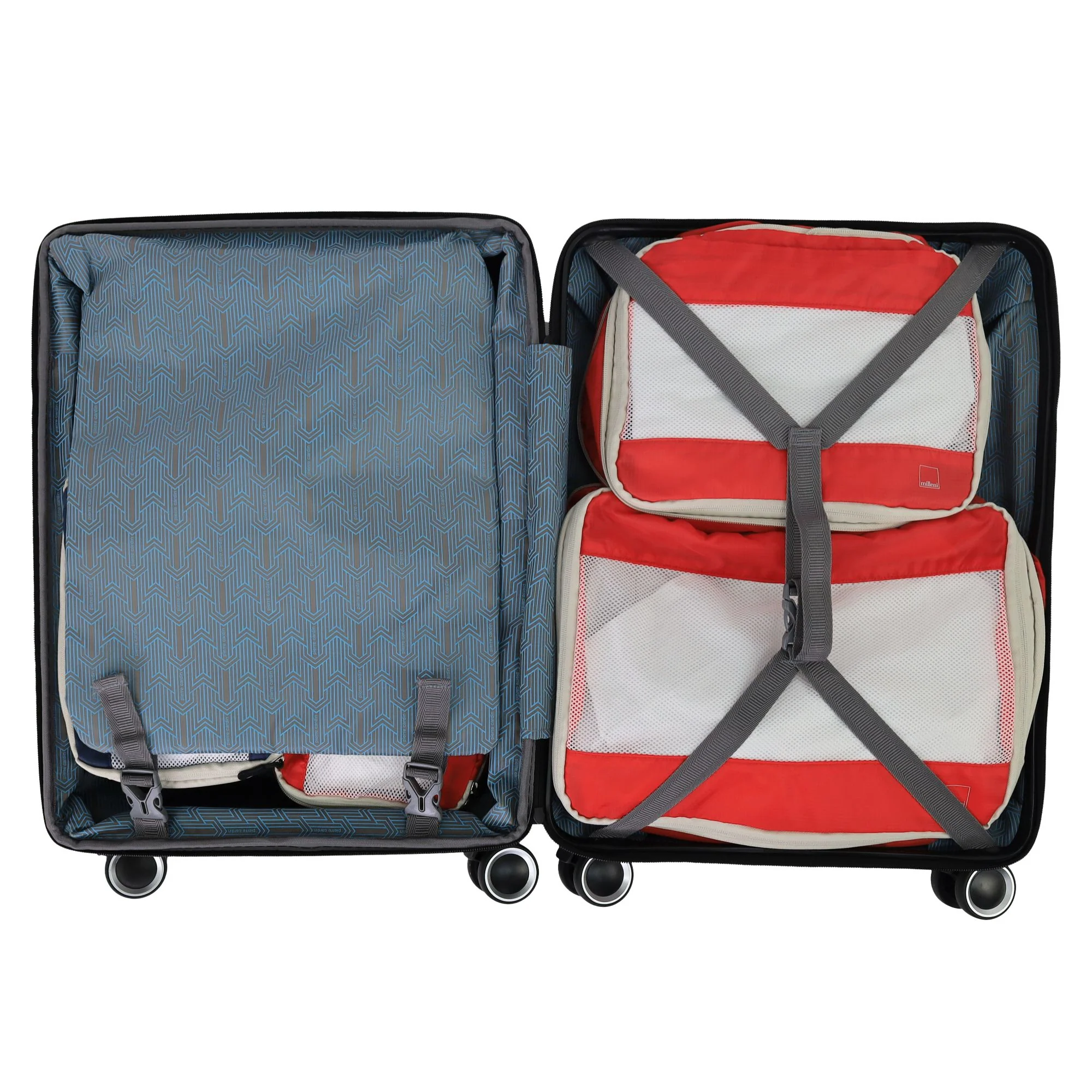 Pierre Cardin 3-Piece Set Travel Hard Shell Suitcase - Image 3