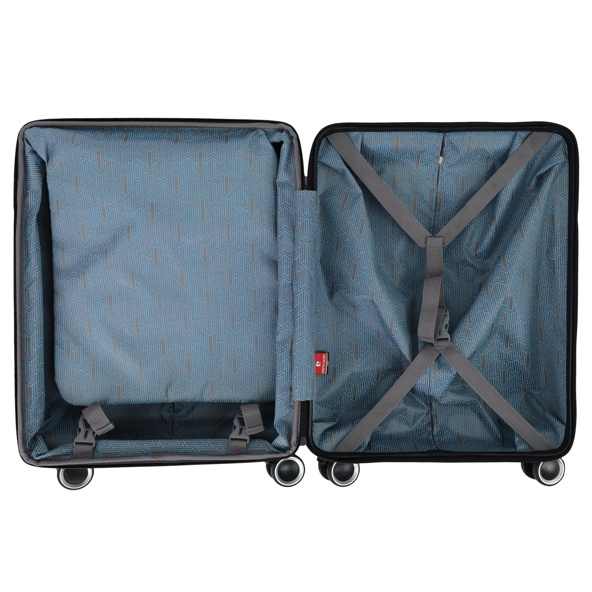 Pierre Cardin 3-Piece Set Travel Hard Shell Suitcase - Image 4