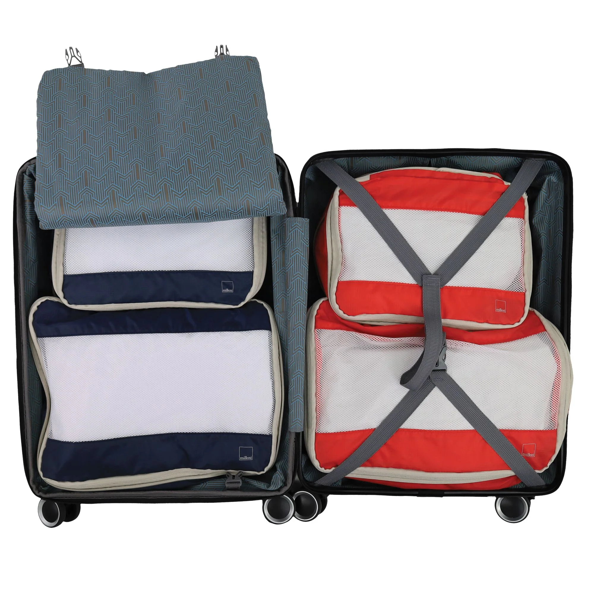 Pierre Cardin 3-Piece Set Travel Hard Shell Suitcase - Image 3