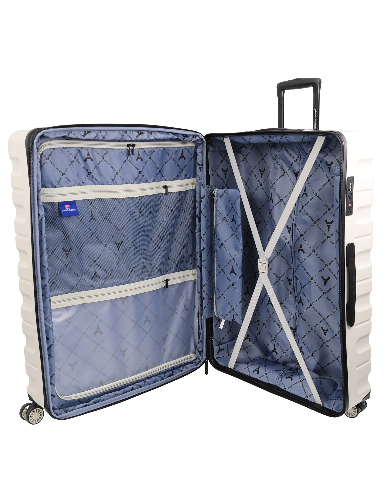 Pierre Cardin 80cm LARGE Hard Shell Suitcase - Image 3