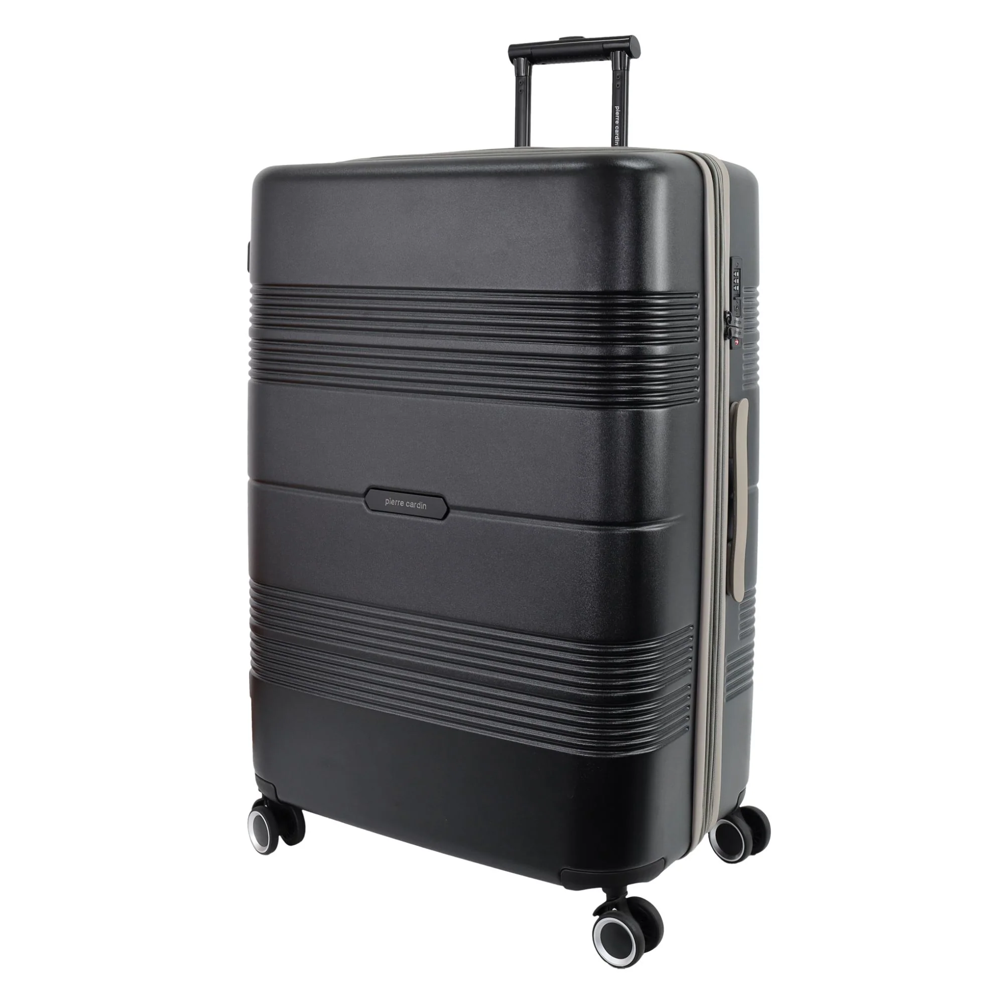 Pierre Cardin 80cm LARGE Travel Hard Shell Suitcase