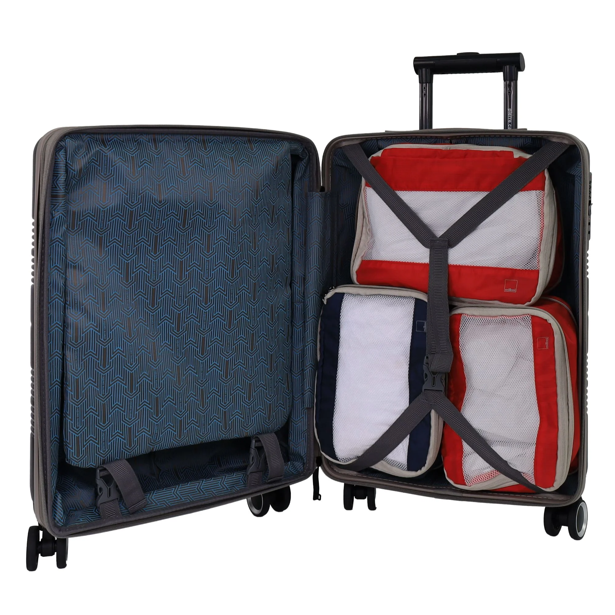 Pierre Cardin 3-Piece Set Travel Hard Shell Suitcase - Image 3