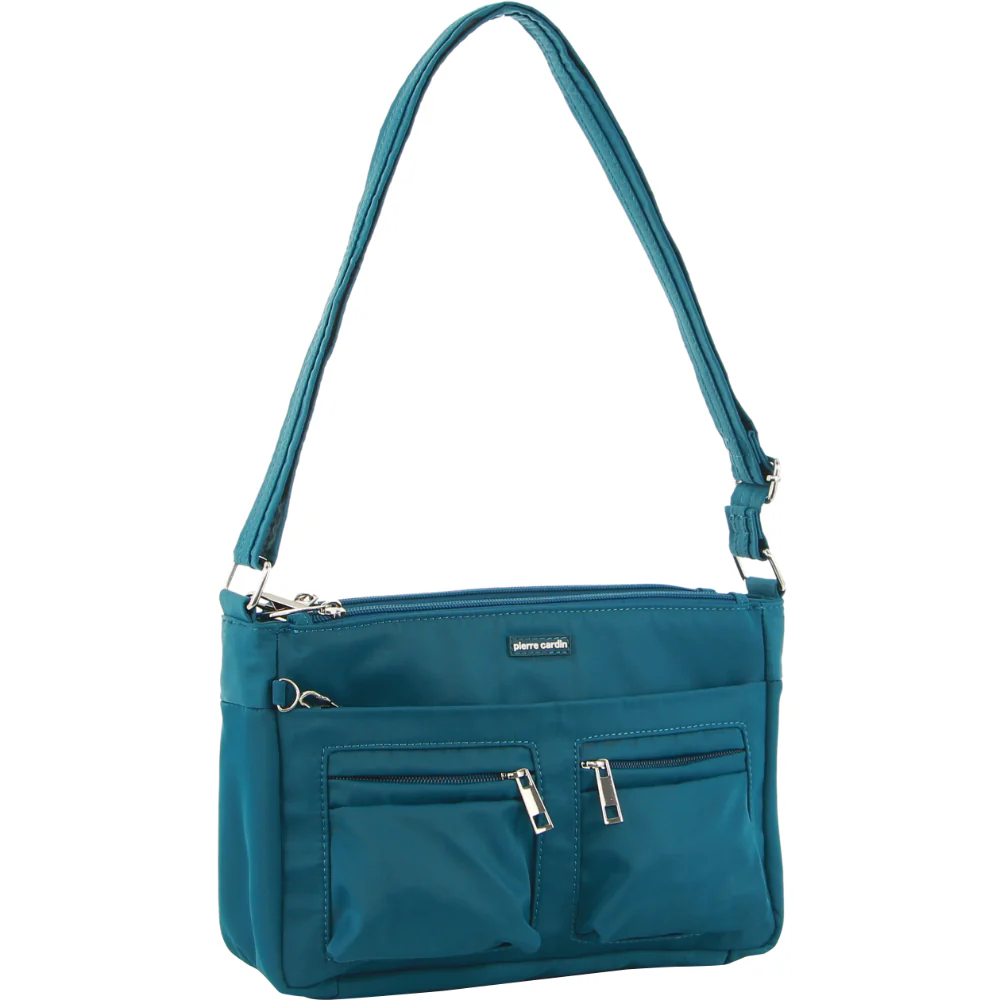 Pierre Cardin Nylon Anti-Theft Cross Body Bag