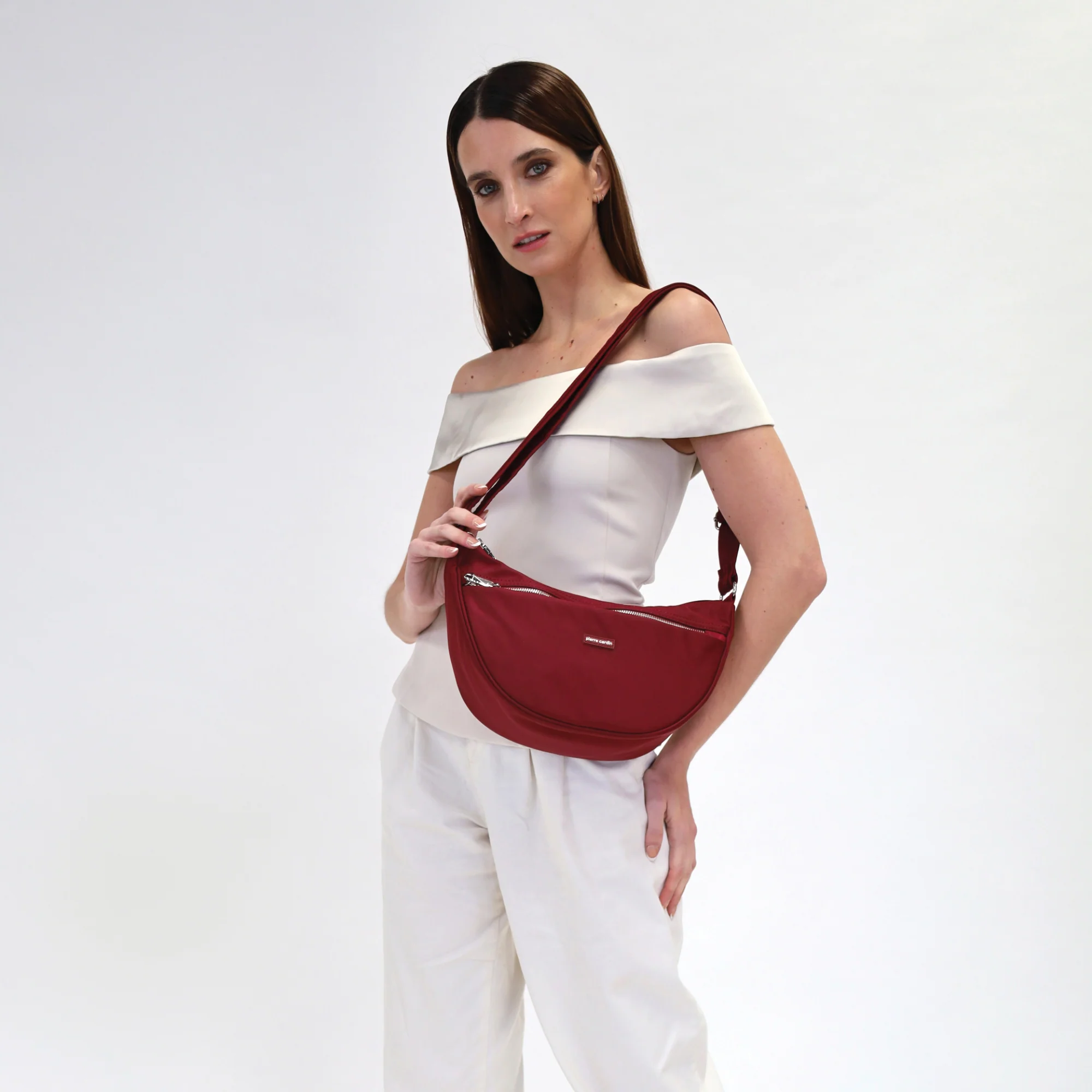 Pierre Cardin Nylon Anti-Theft Cross Body Bag - Image 7