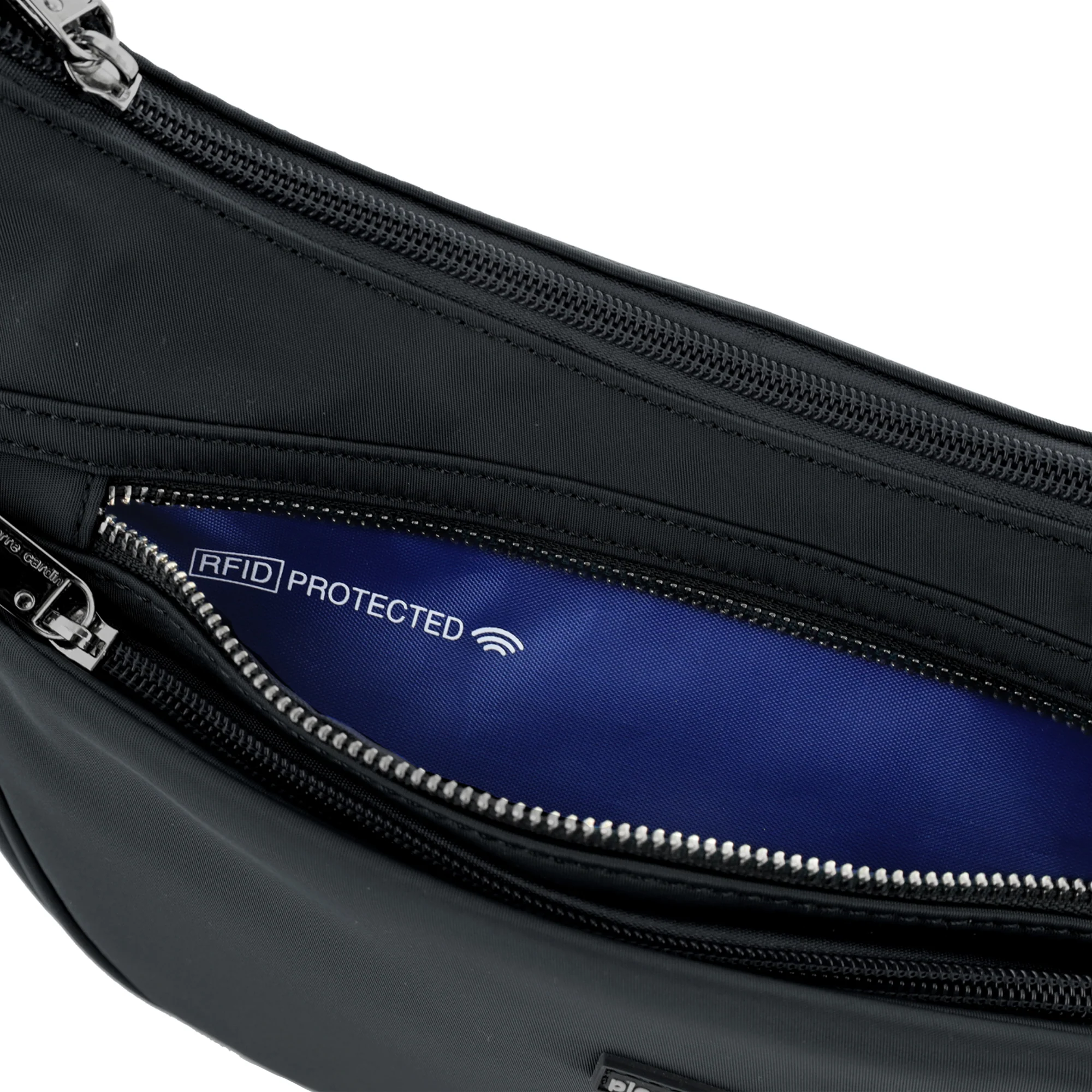 Pierre Cardin Nylon Anti-Theft Cross Body Bag - Image 2
