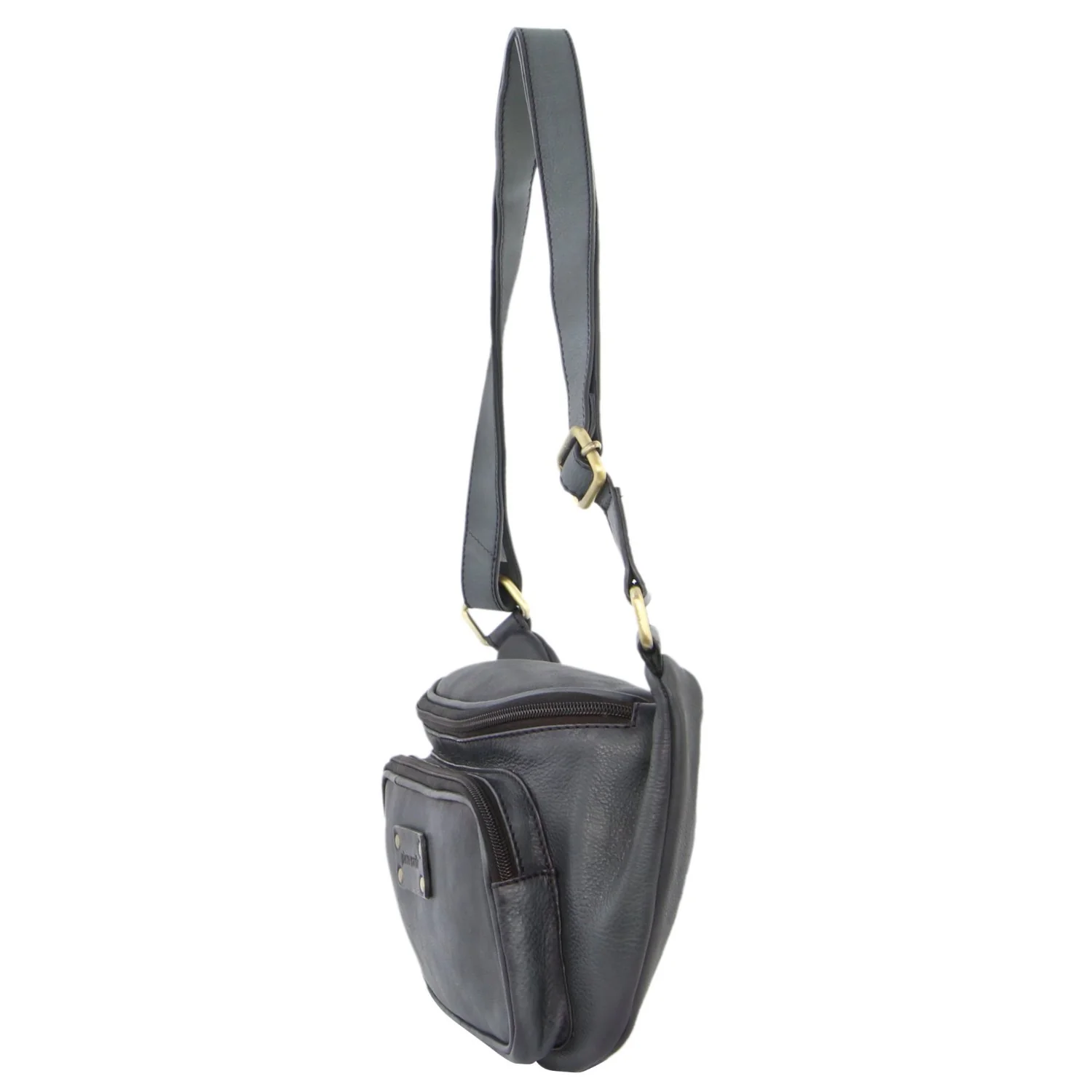 Pierre Cardin Burnished Leather Sling Bag - Image 2