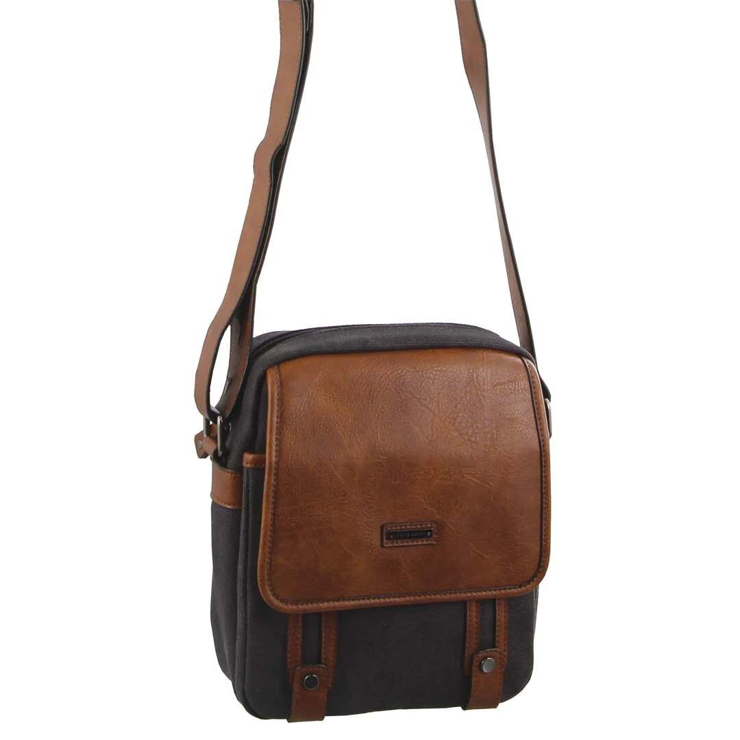 Pierre Cardin Canvas Cross Body Bag - Image 3