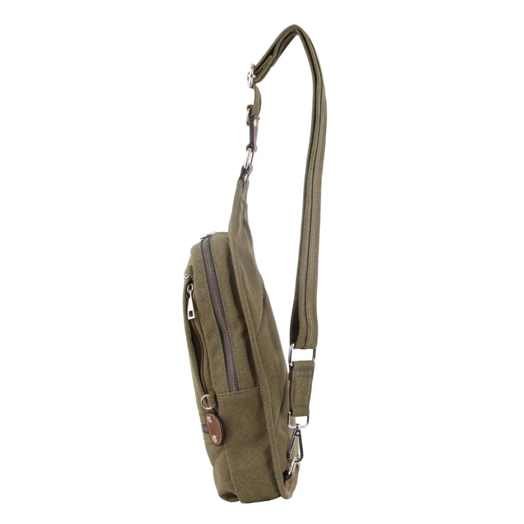 Pierre Cardin Canvas Cross Body Bag - Image 3