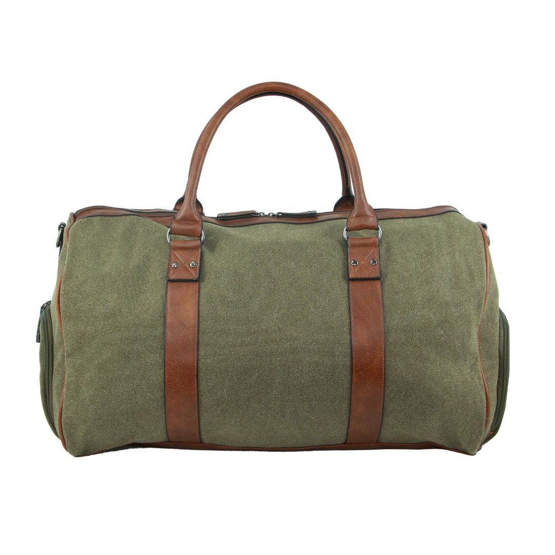 Pierre Cardin Canvas Overnight Duffle Bag - Image 4