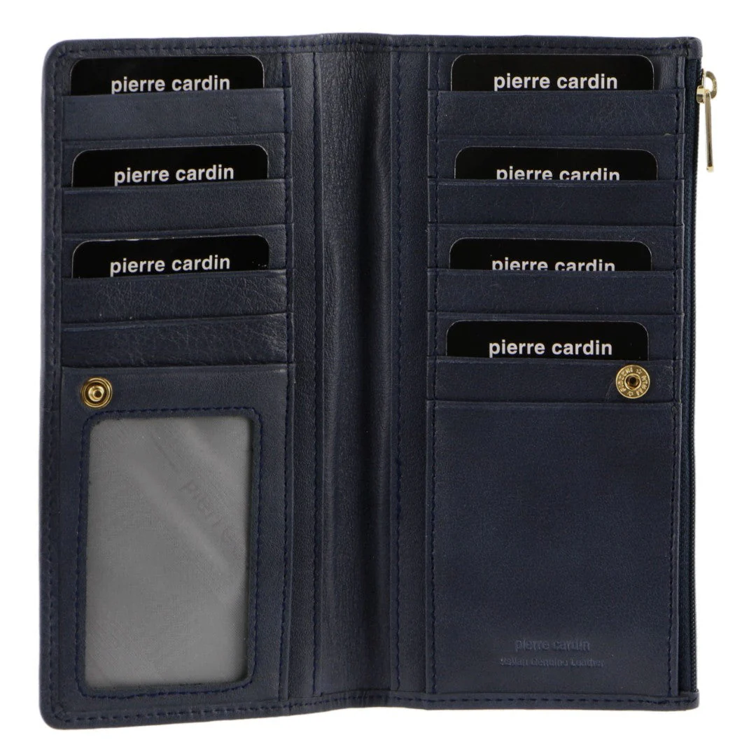 Pierre Cardin Genuine Ladies Leather Bi-Fold Wallet - Image 2