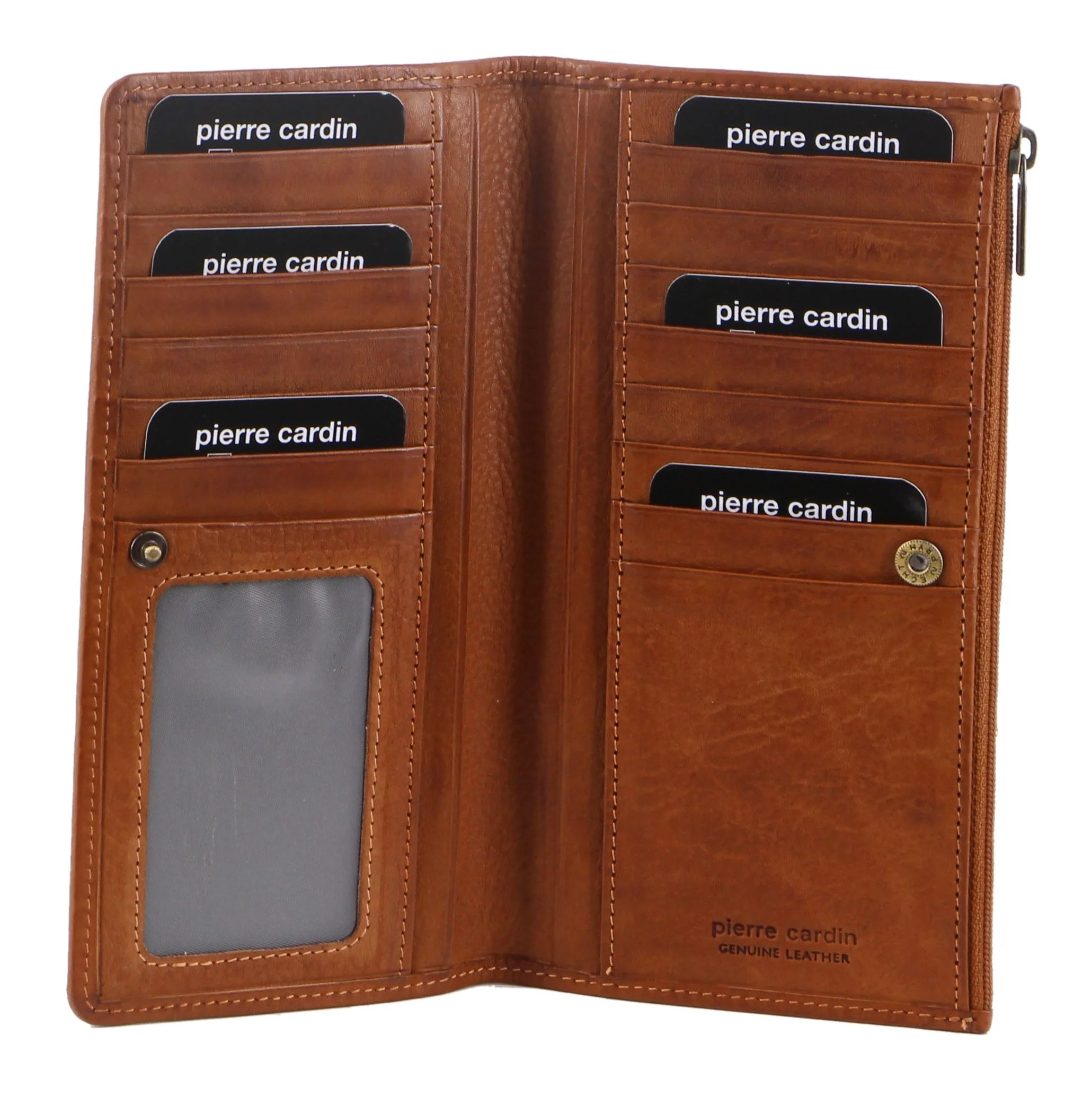 Pierre Cardin Genuine Ladies Leather Bi-Fold Wallet - Image 2