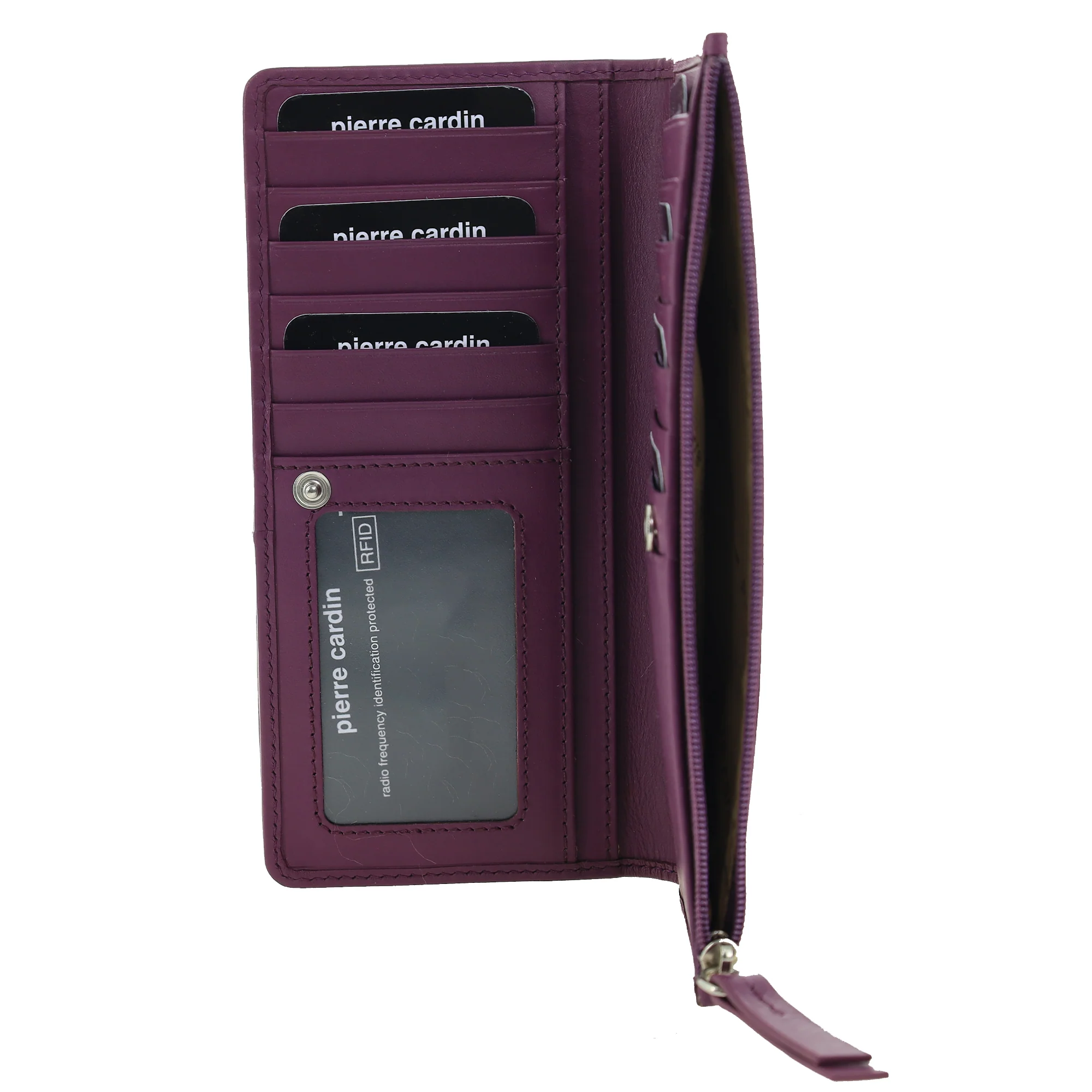 Pierre Cardin Genuine Ladies Leather Bi-Fold Wallet - Image 2