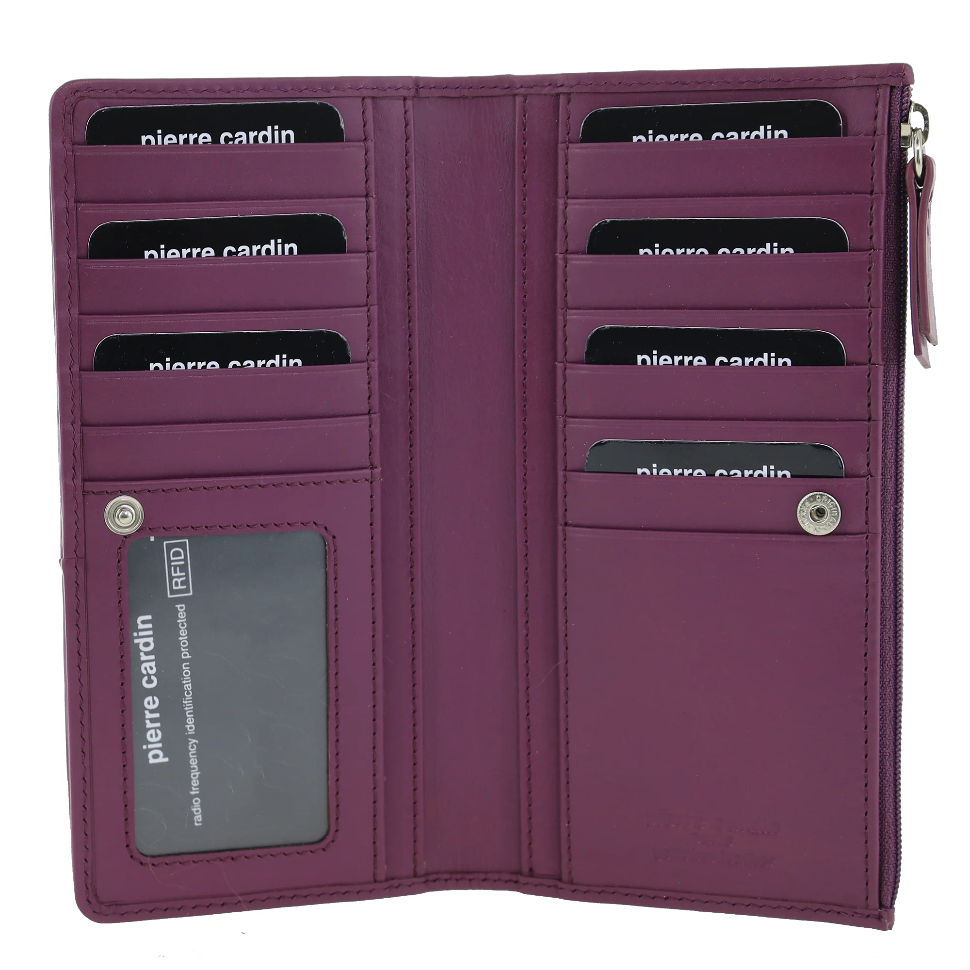 Pierre Cardin Genuine Ladies Leather Bi-Fold Wallet - Image 3
