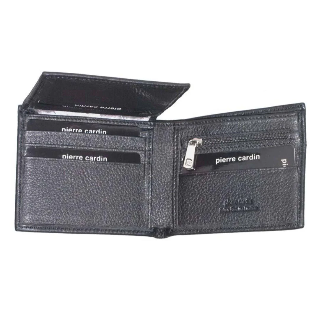 Pierre Cardin Italian Leather Bi-Fold Men's Wallet - Image 2
