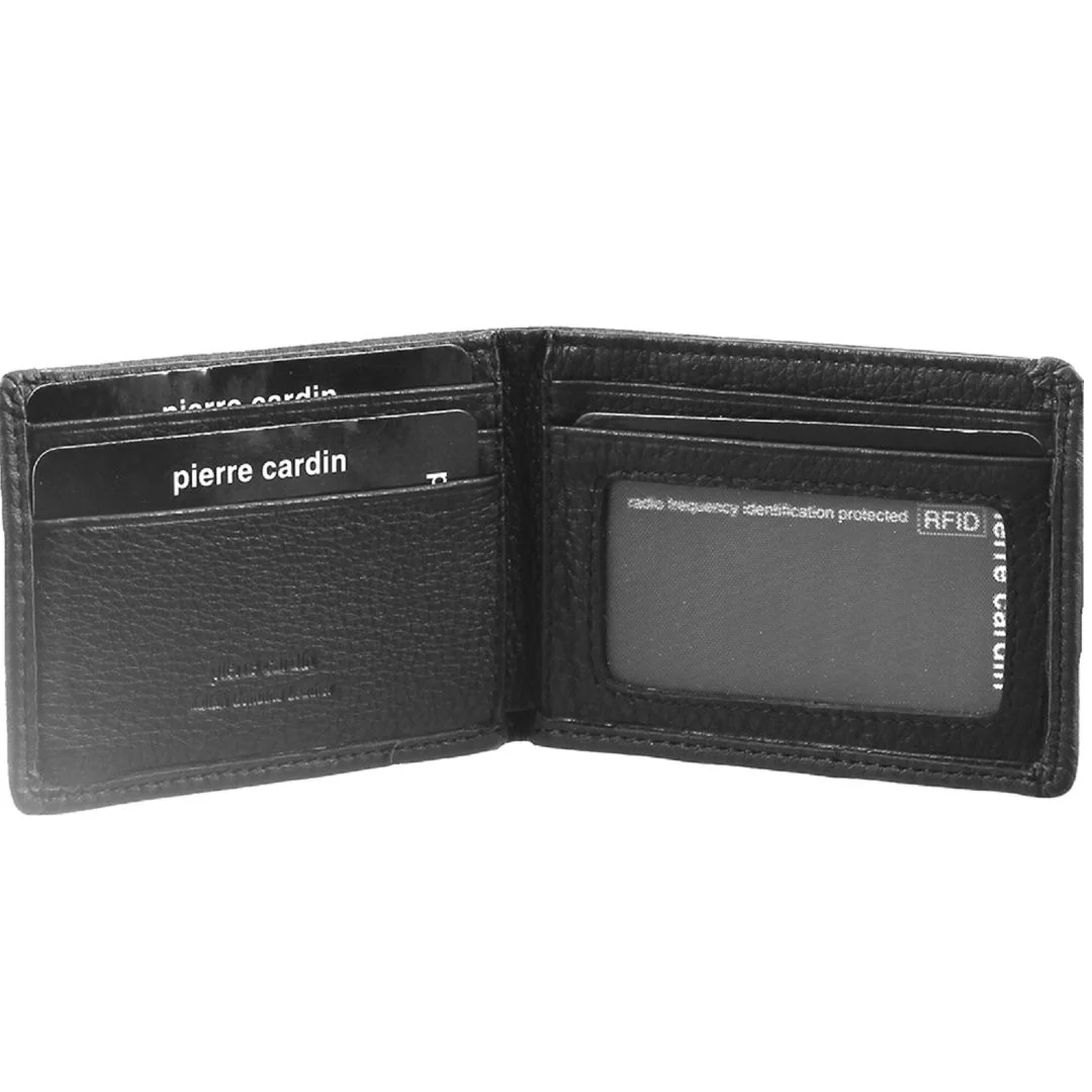 Pierre Cardin Italian Leather Bi-Fold Men's Wallet - Image 2