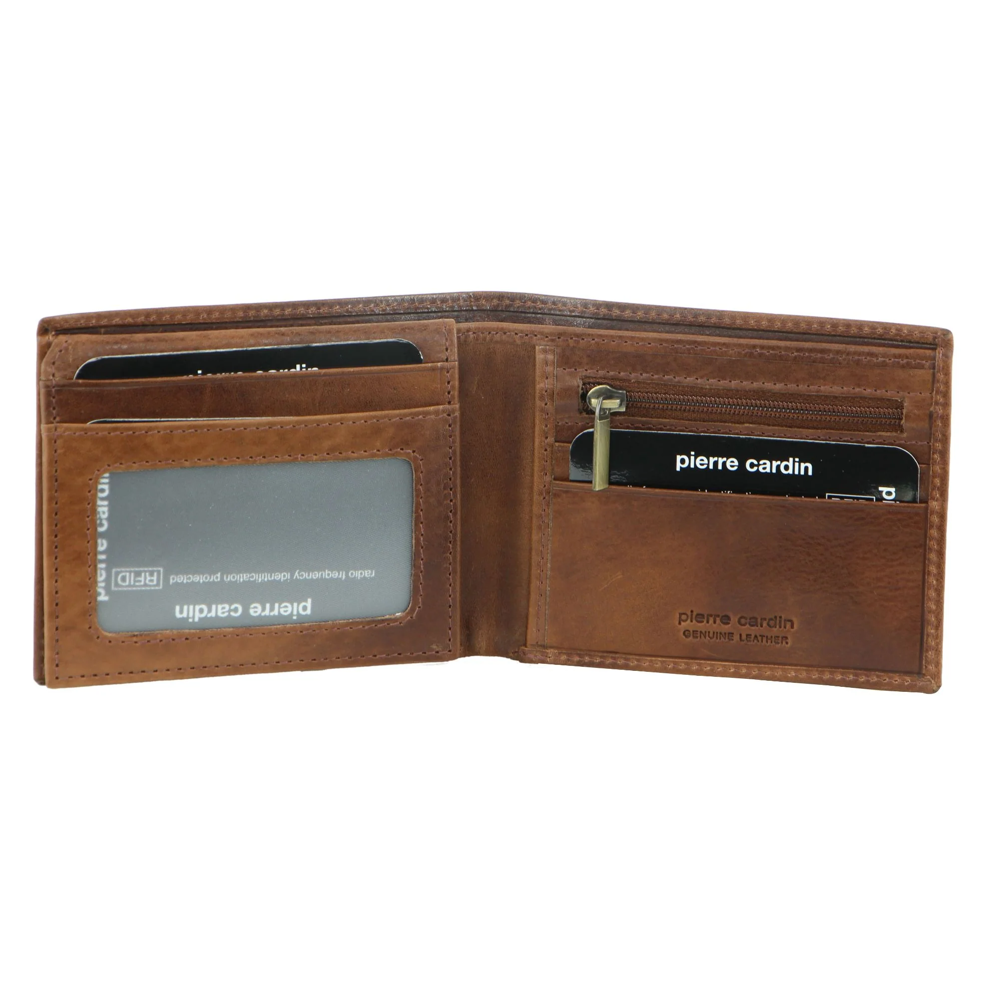 Pierre Cardin Italian Leather Bi-Fold Men's Wallet - Image 2