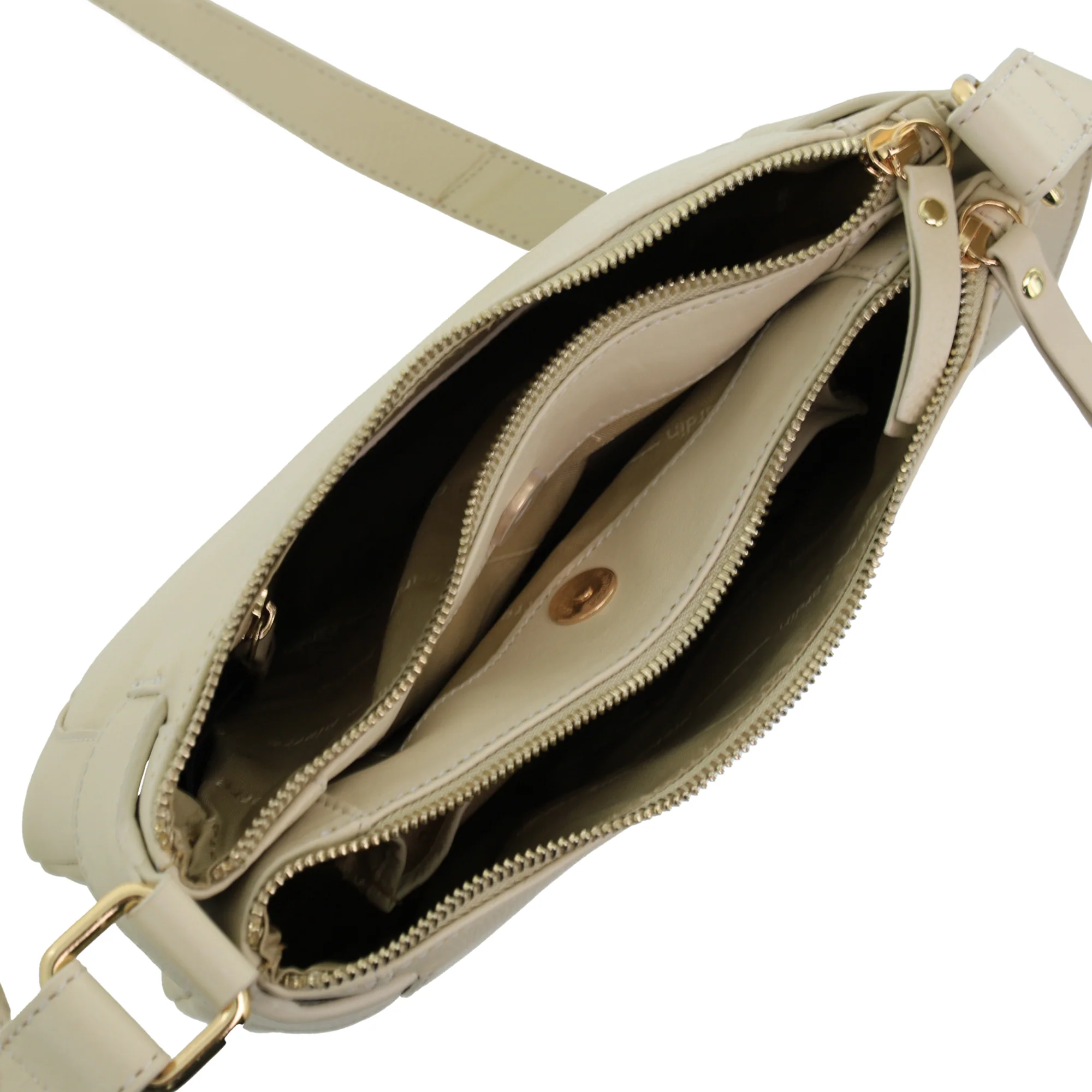 Pierre Cardin Ladies Leather Sleek Crossbody Bag - Image 3