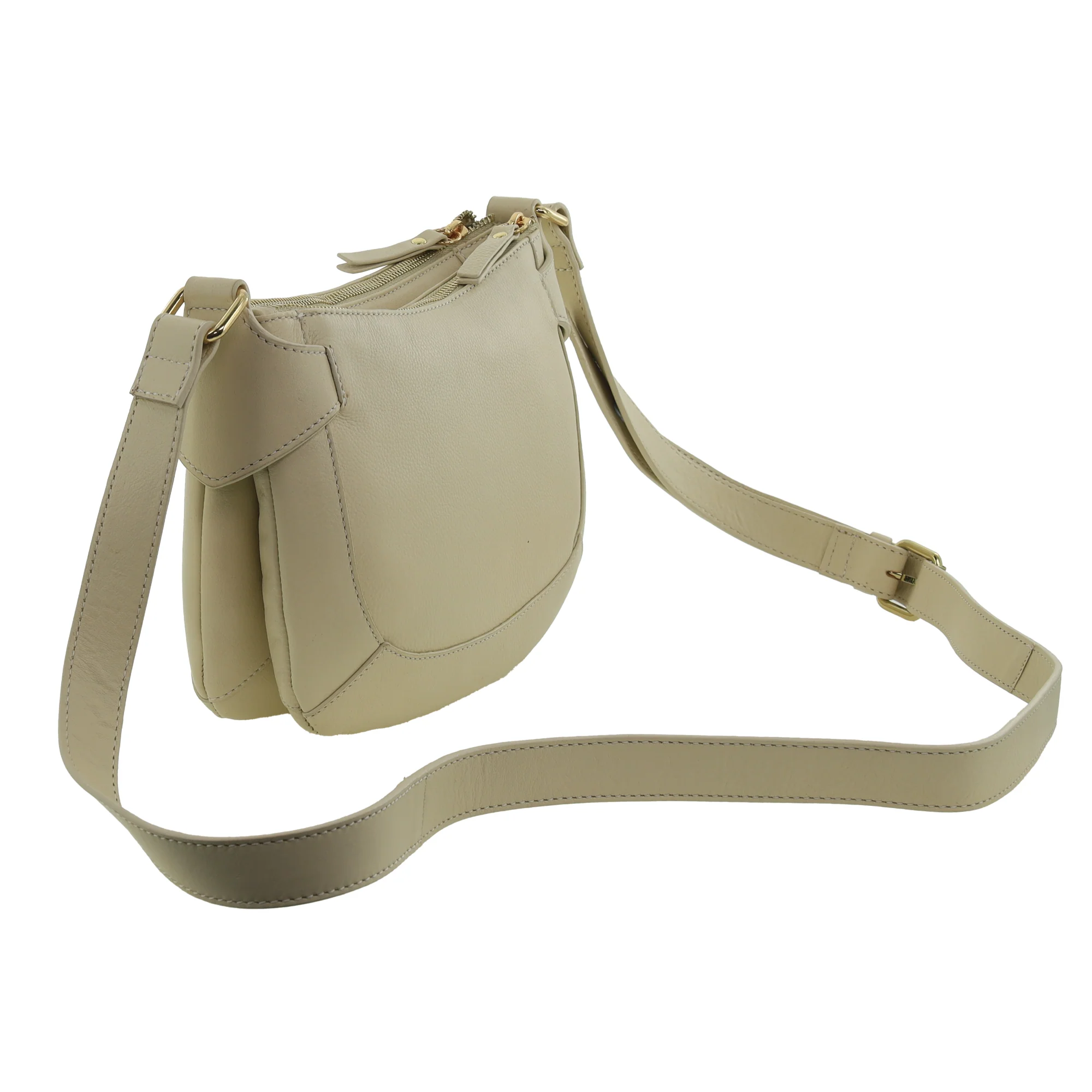 Pierre Cardin Ladies Leather Sleek Crossbody Bag - Image 5
