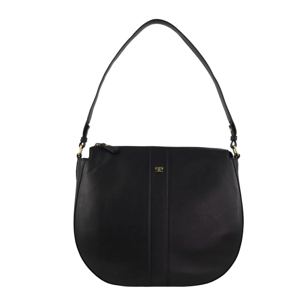 Pierre Cardin Ladies Leather Classic Hobo Bag - Image 3