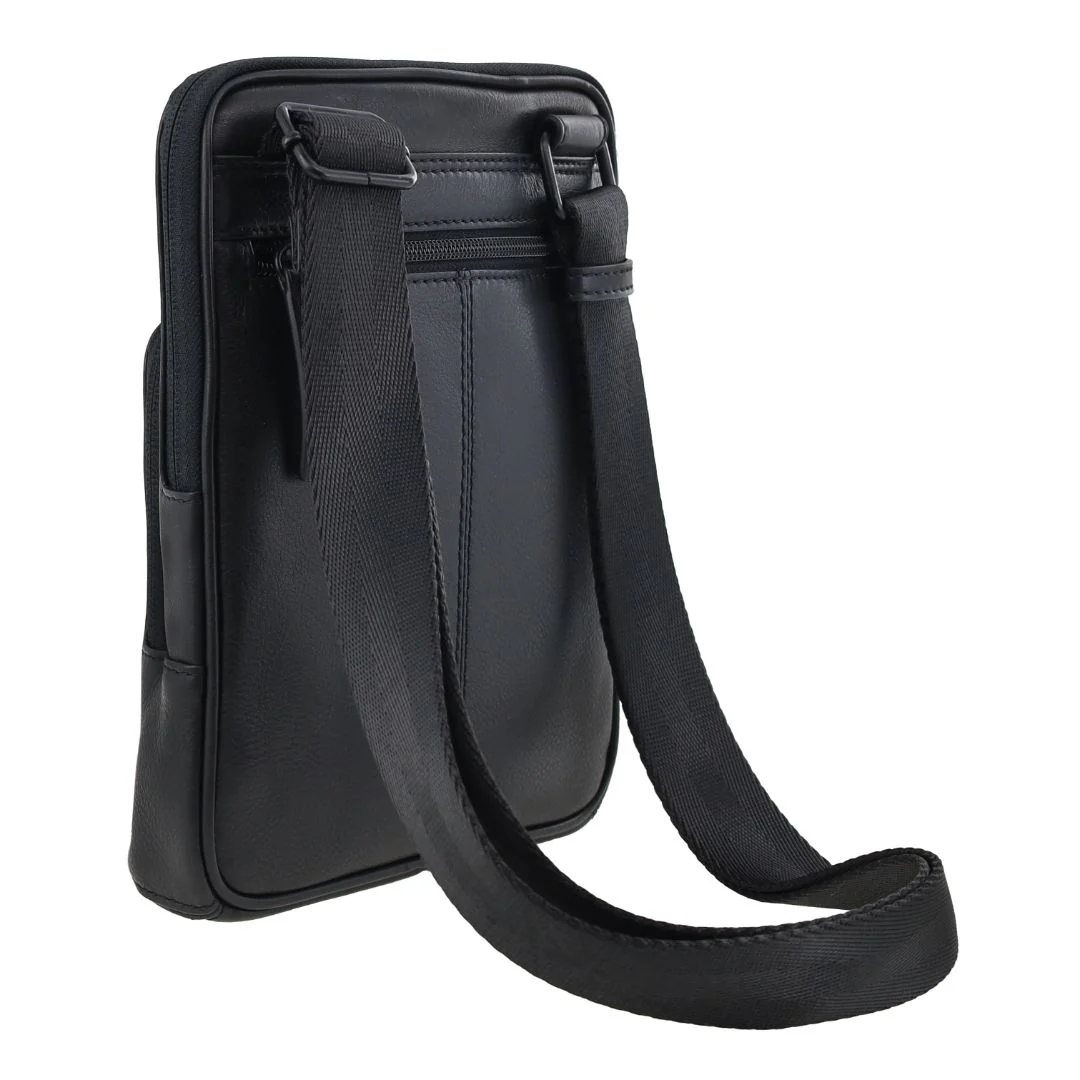 Pierre Cardin Men's Leather Casual Crossbody Bag - Image 4