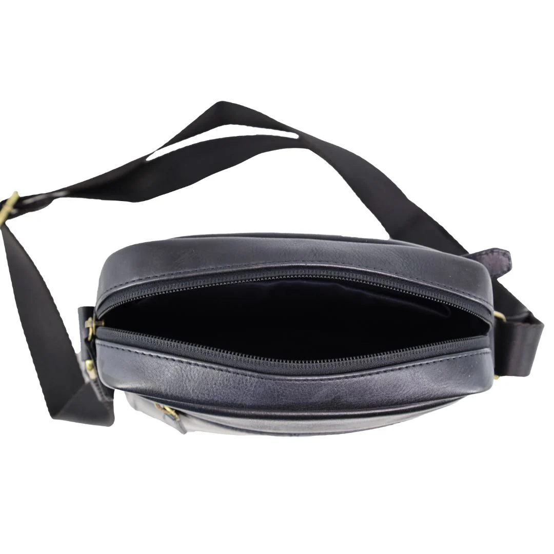 Pierre Cardin Men's Leather Versatile Crossbody Bag - Image 2