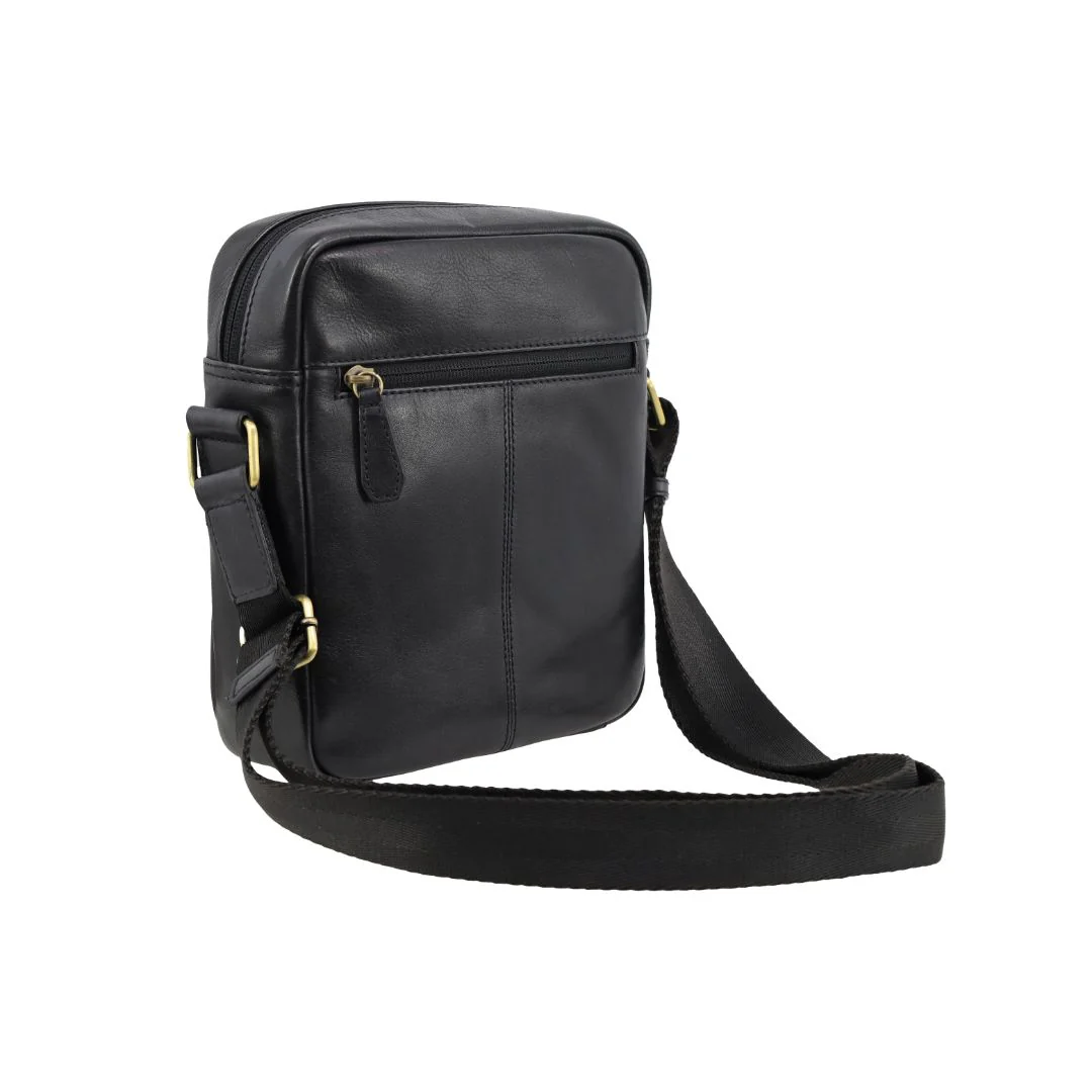 Pierre Cardin Men's Leather Versatile Crossbody Bag - Image 4