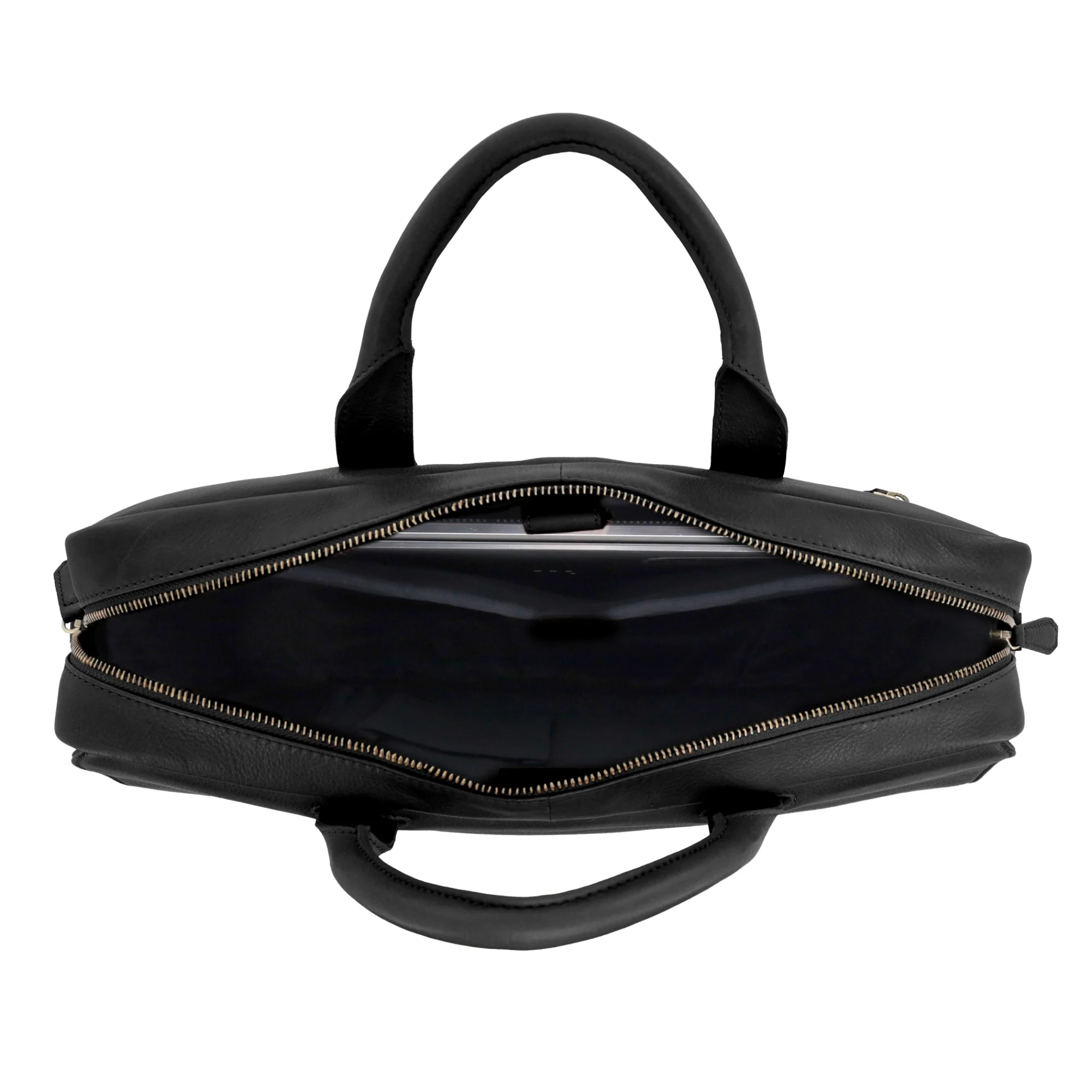 Pierre Cardin Men's Leather Classic Messenger/Computer Bag - Image 2