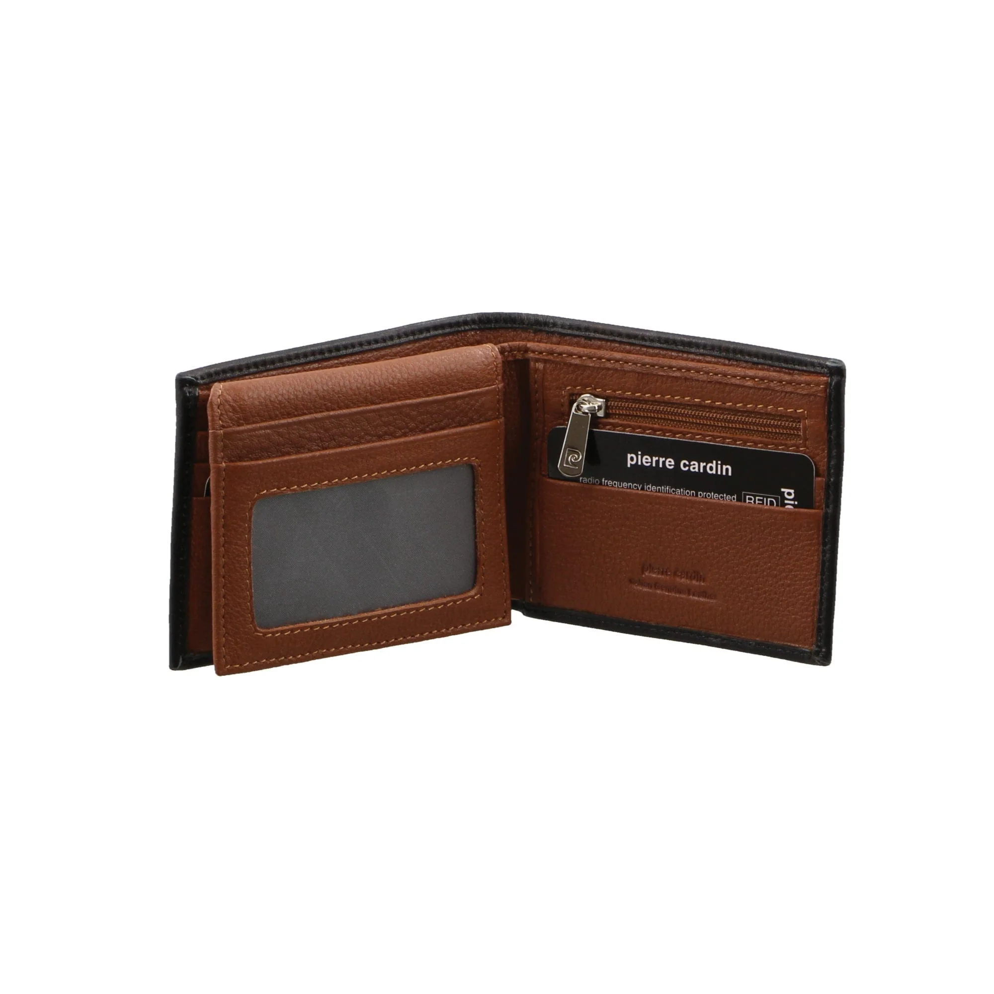 Pierre Cardin Italian Leather Men's Two Tone Bi-Fold Wallet - Image 2