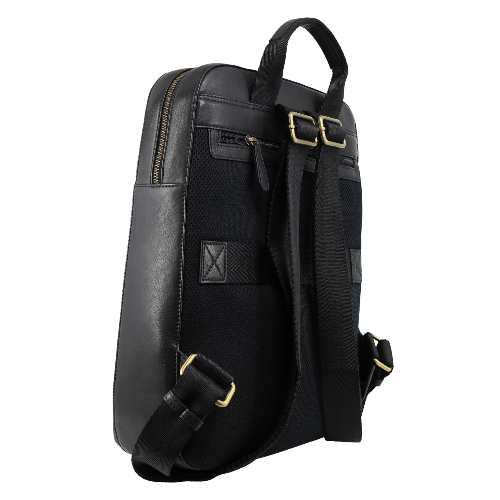 Pierre Cardin Men's Leather Functional Business/Laptop Backpack - Image 4