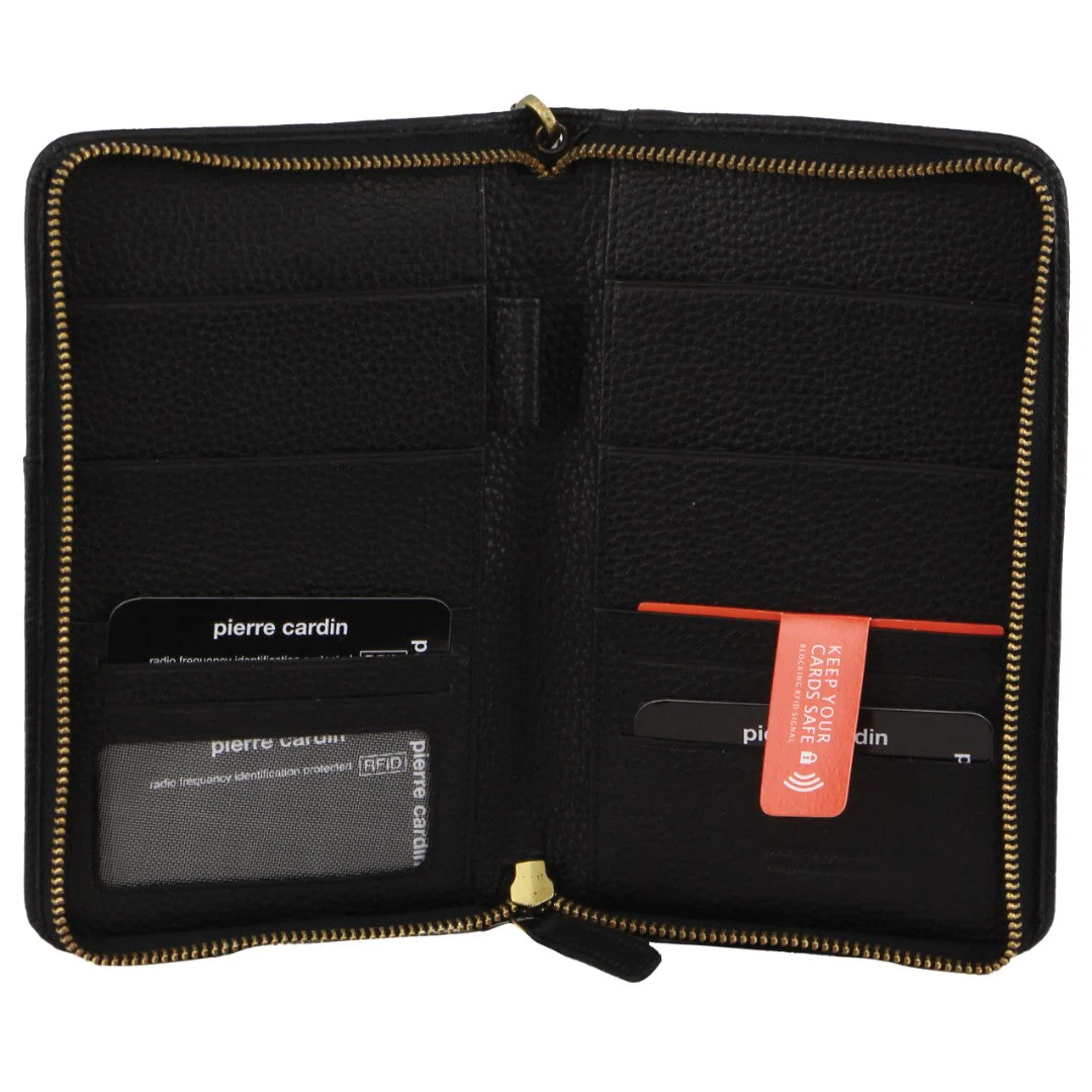 Pierre Cardin Italian Leather Passport Wallet - Image 2