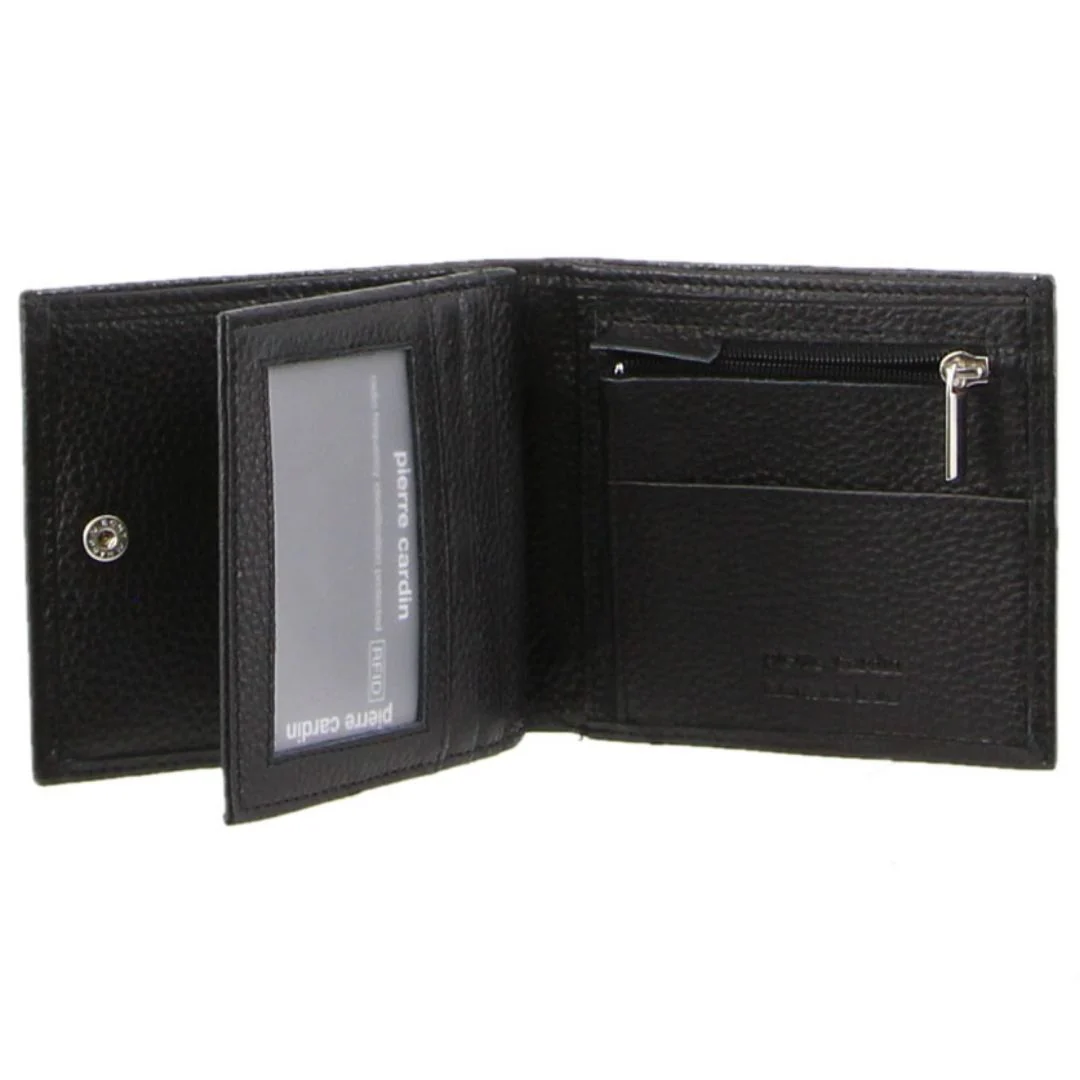Pierre Cardin Italian Leather Bi-Fold Men's Wallet - Image 3