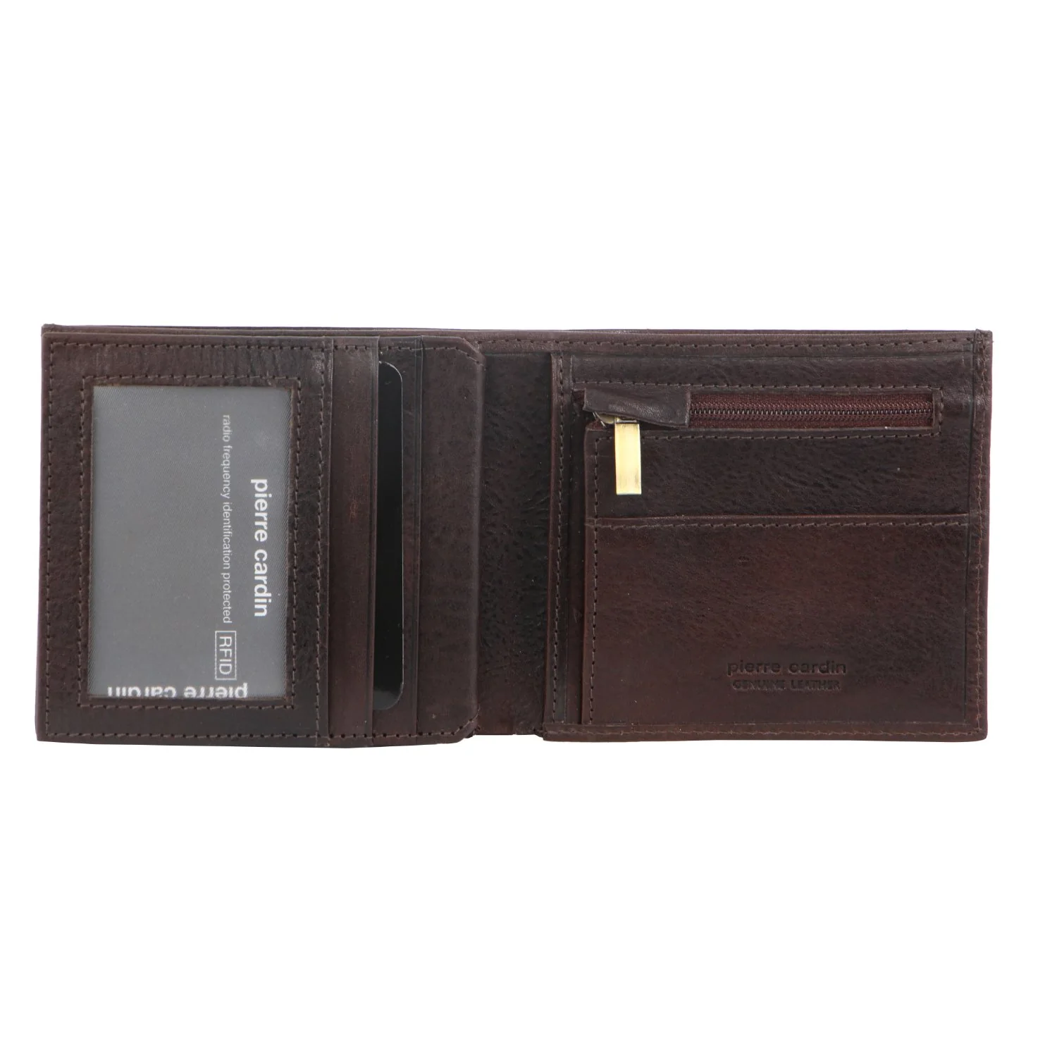 Pierre Cardin Italian Leather Bi-Fold Men's Wallet - Image 2