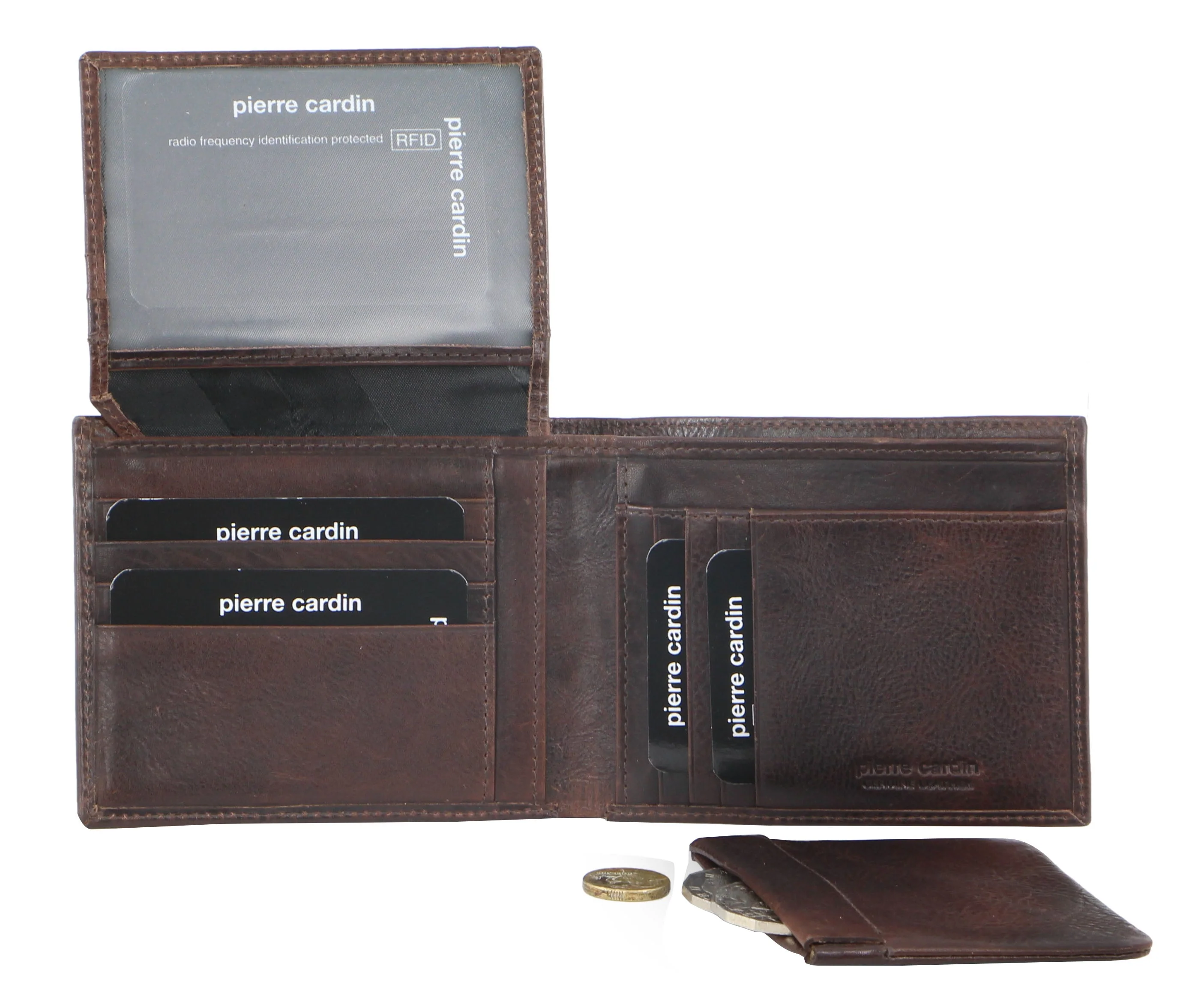 Pierre Cardin Italian Leather Men's Wallet/Card Holder - Image 2