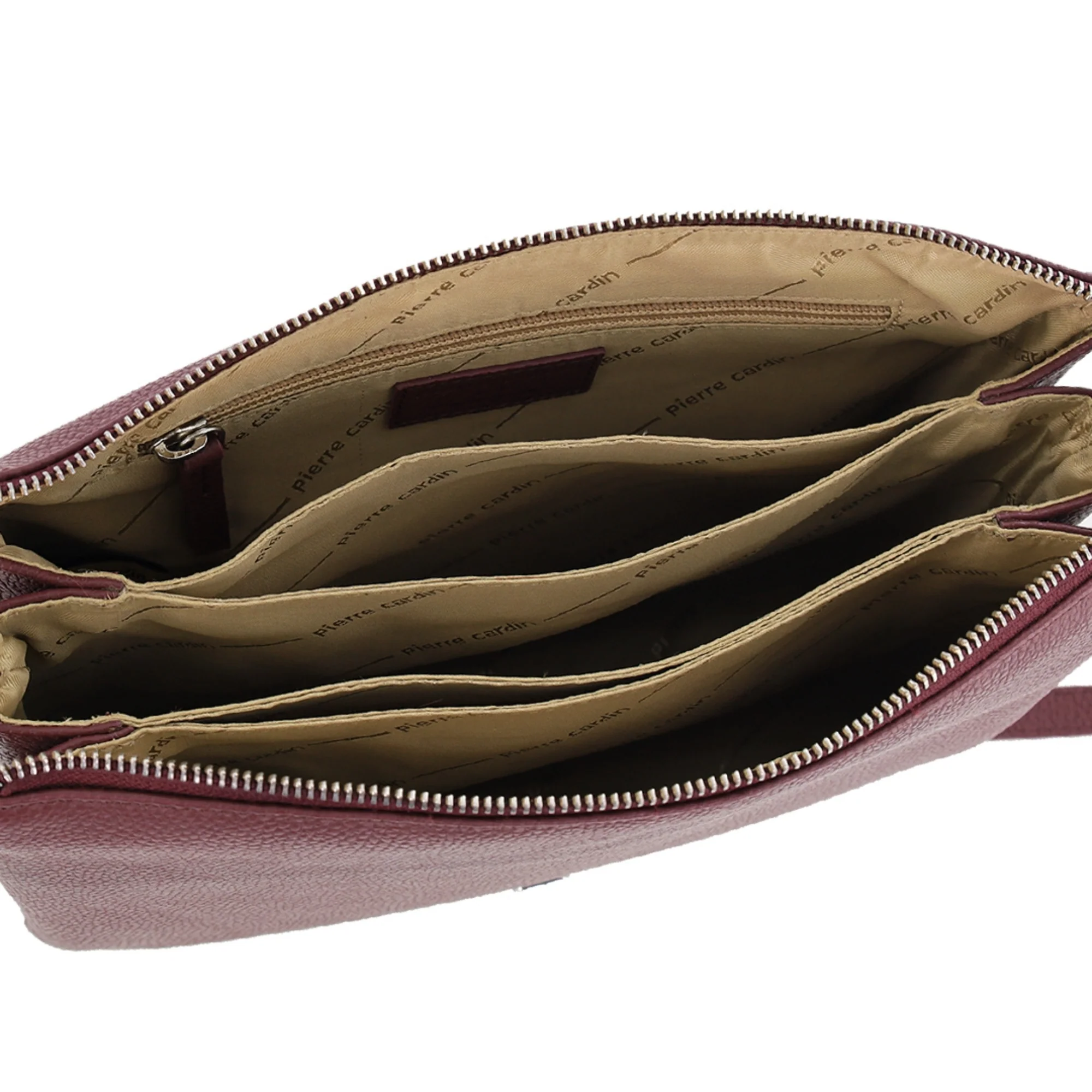 Pierre Cardin Ladies Leather Crossbody Bag - Image 3