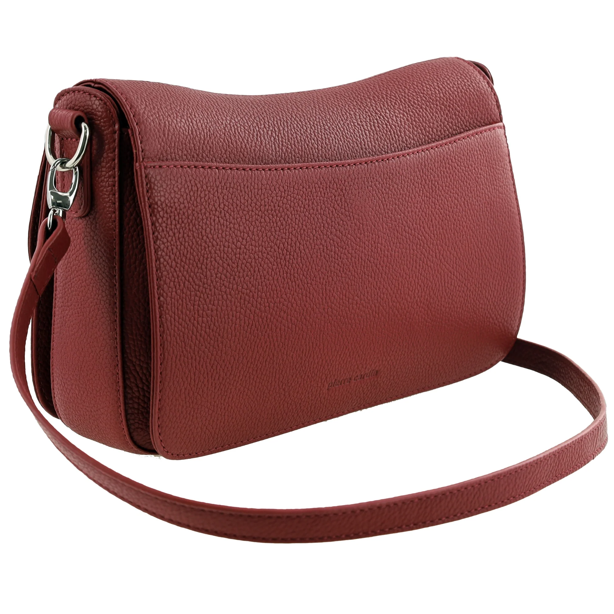 Pierre Cardin Ladies Leather Flap Over Crossbody Bag - Image 5