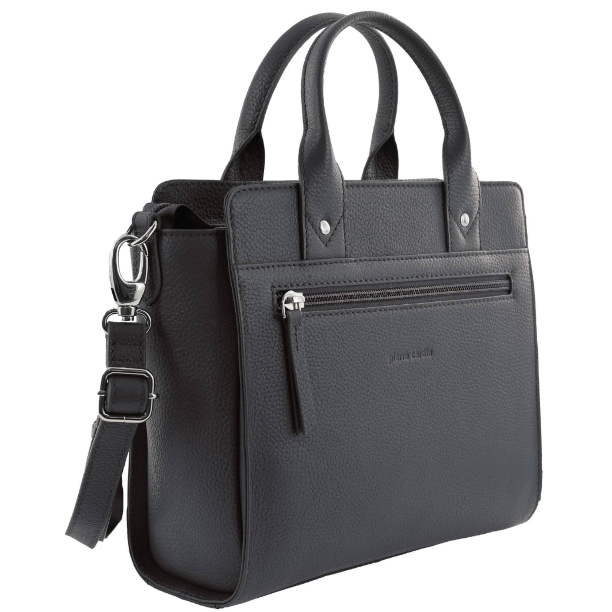 Pierre Cardin Ladies Leather Mini Tote Crossbody Bag - Image 5