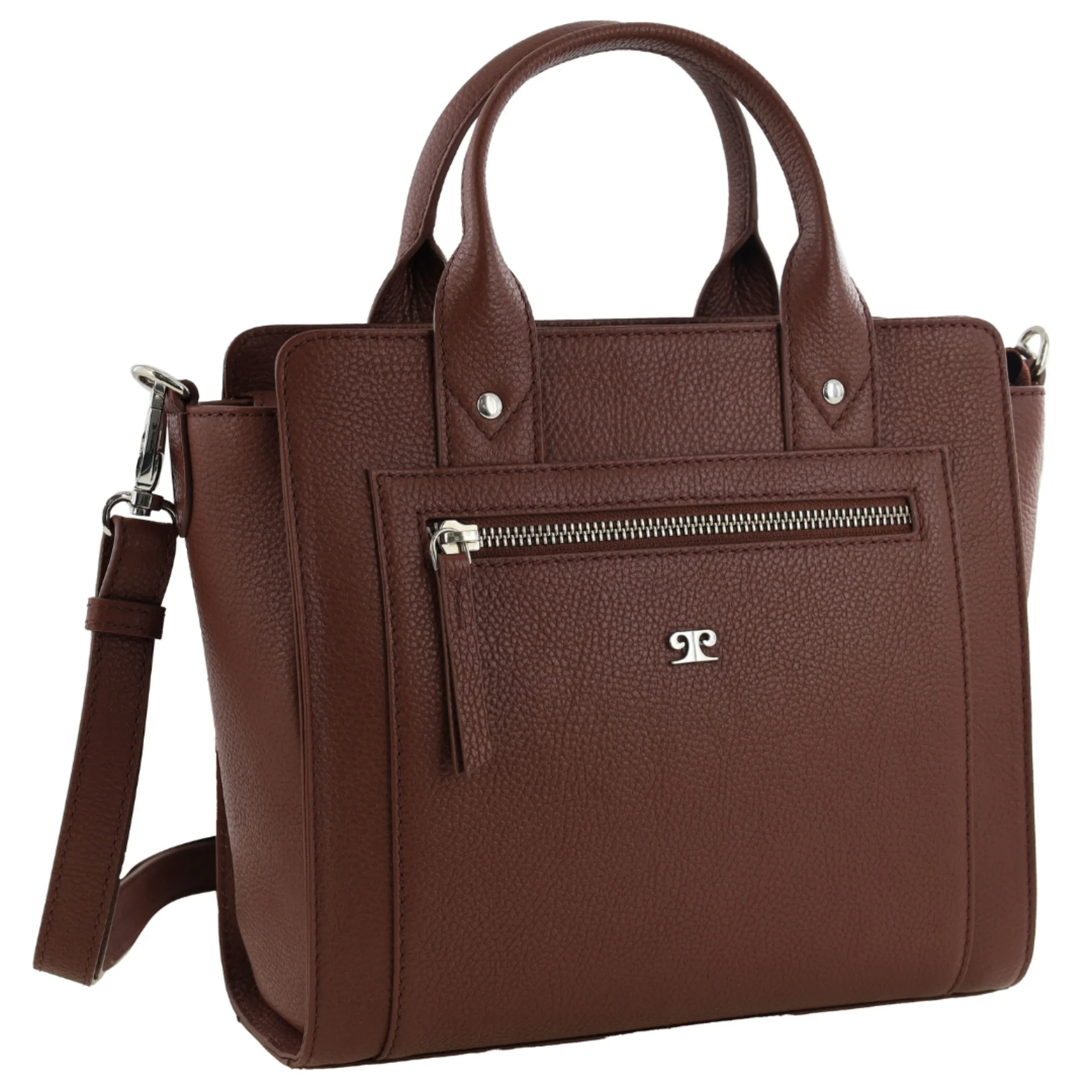 Pierre Cardin Ladies Leather Mini Tote Crossbody Bag - Image 4