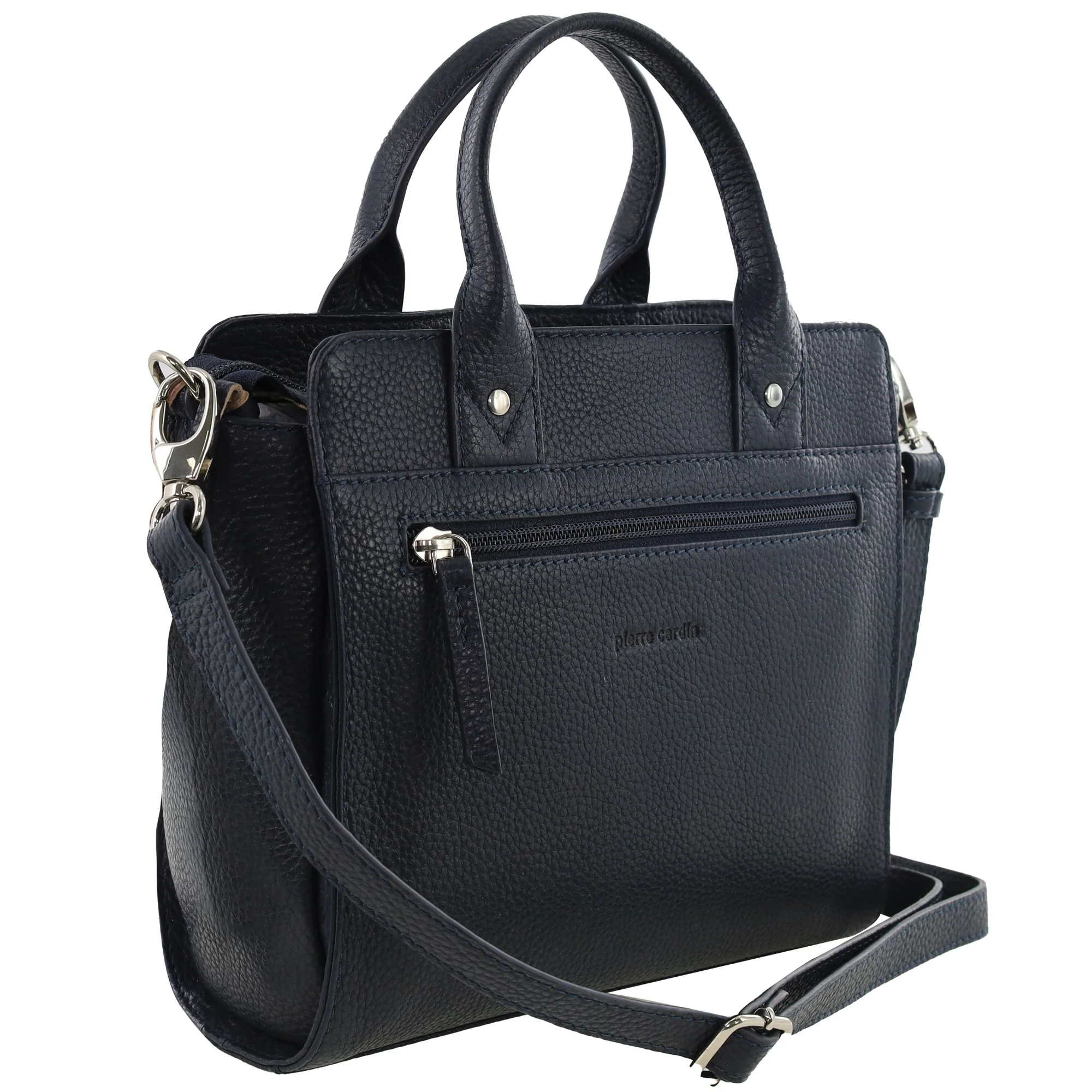 Pierre Cardin Ladies Leather Mini Tote Crossbody Bag - Image 5
