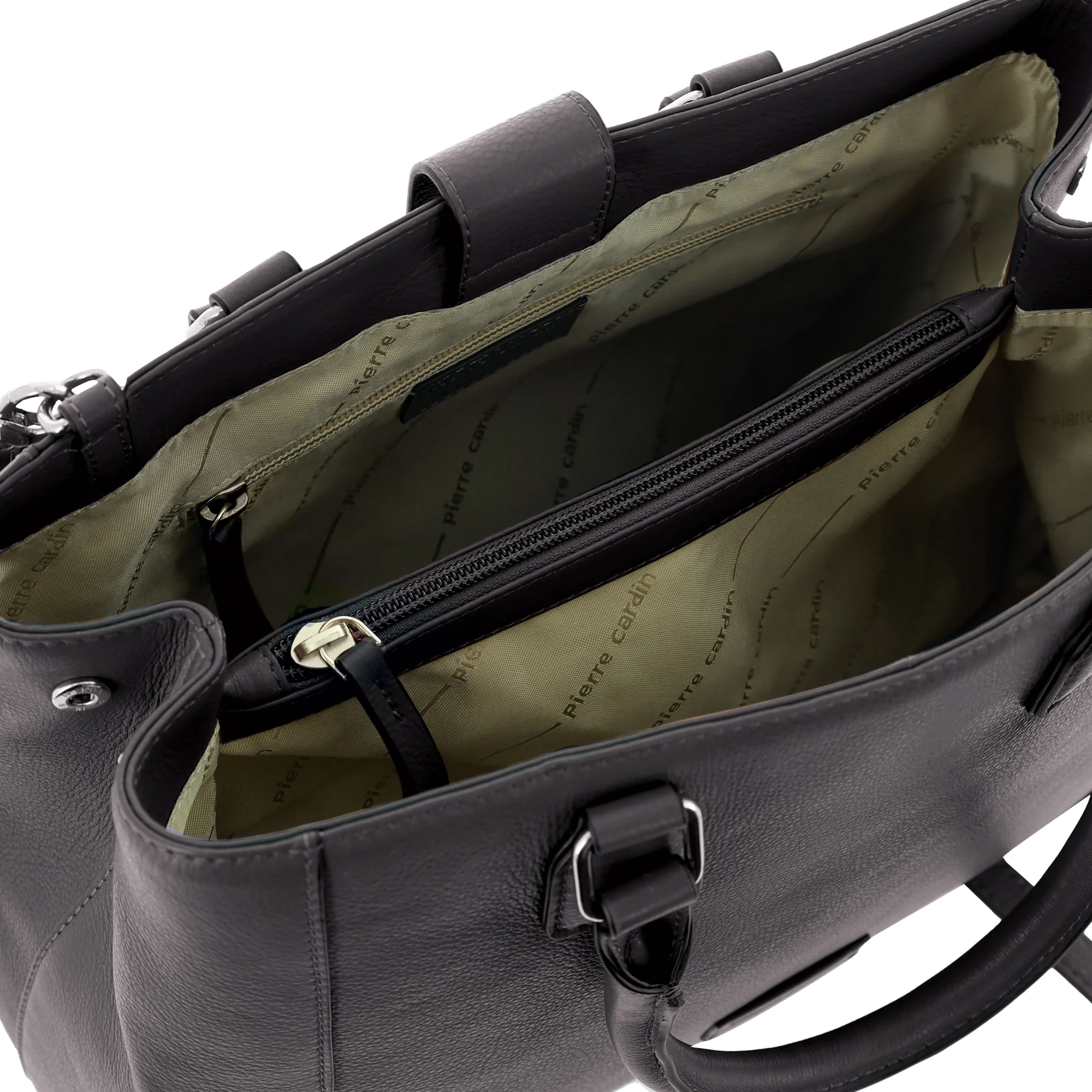 Pierre Cardin Ladies Leather Tote with Detachable Strap - Image 3